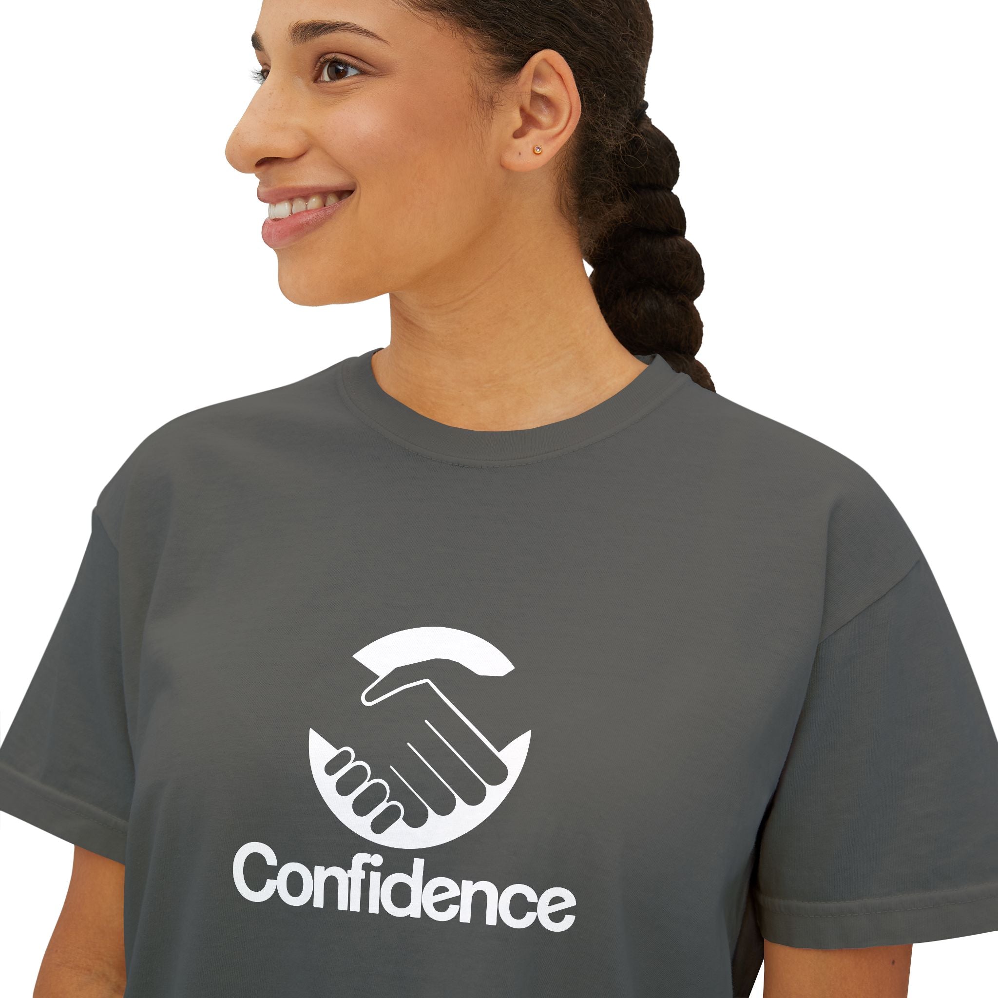 Confidence is free - Women's Boxy Tee V2