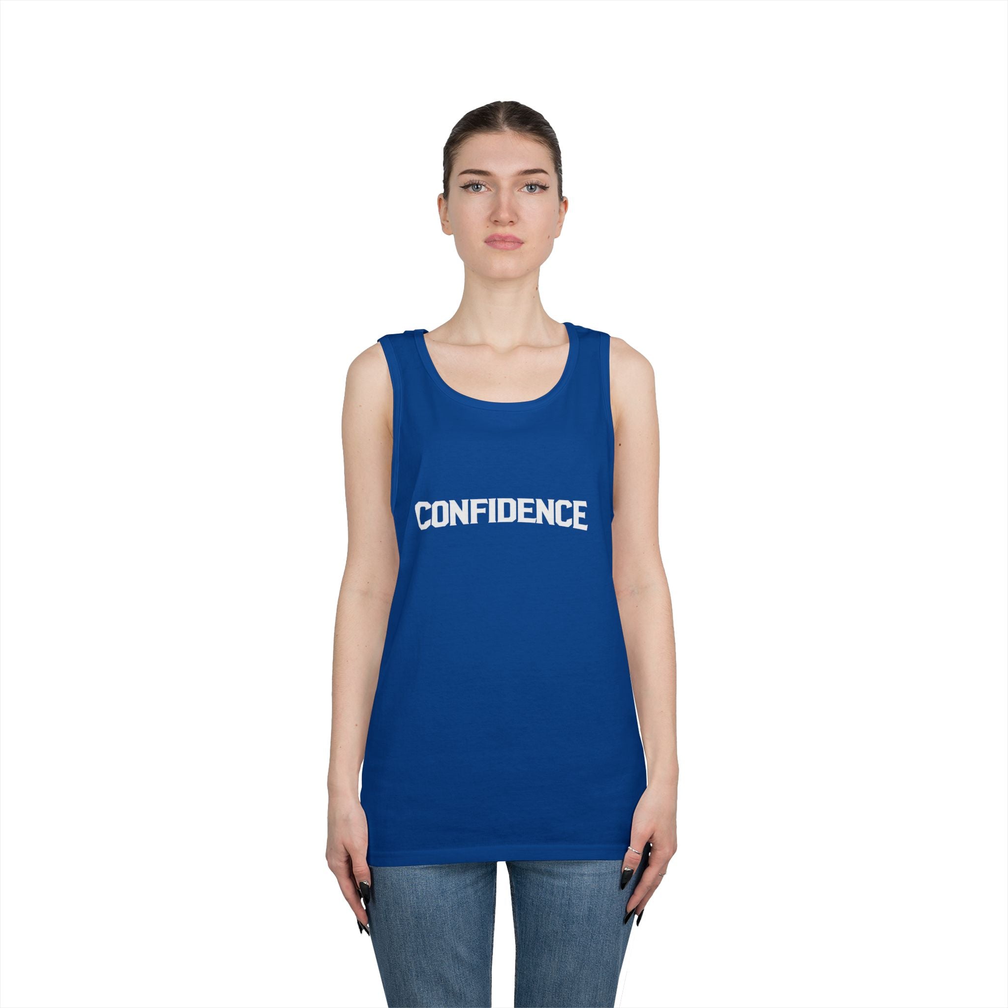 Confidence is Free – Unisex Heavy Cotton Tank Top