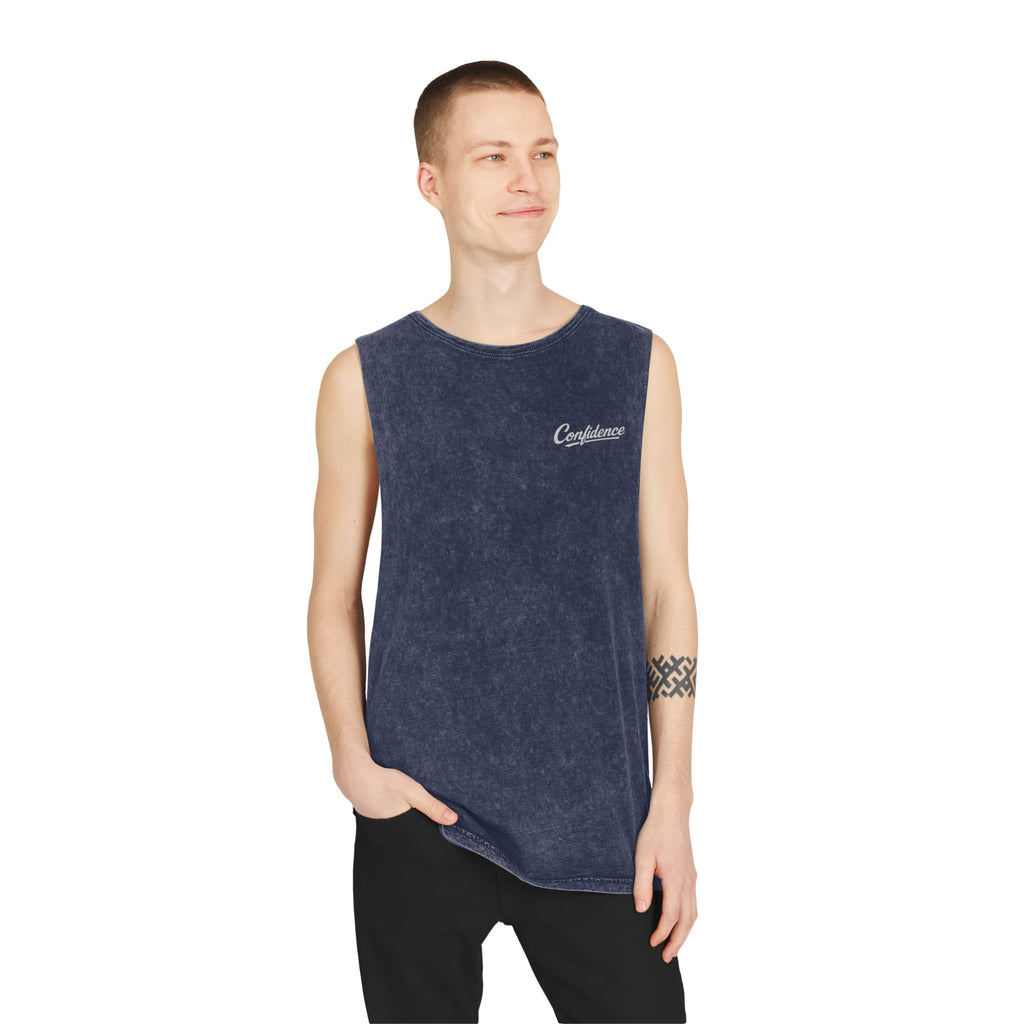 Confidence is Free - Stonewash Tank Top