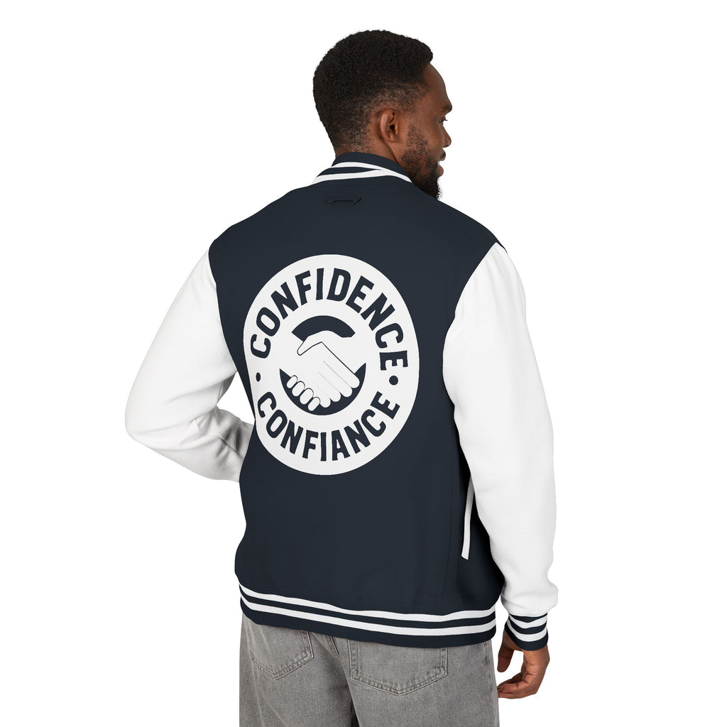 Confidence is Free – Letterman Jacket | Timeless Varsity Style V02