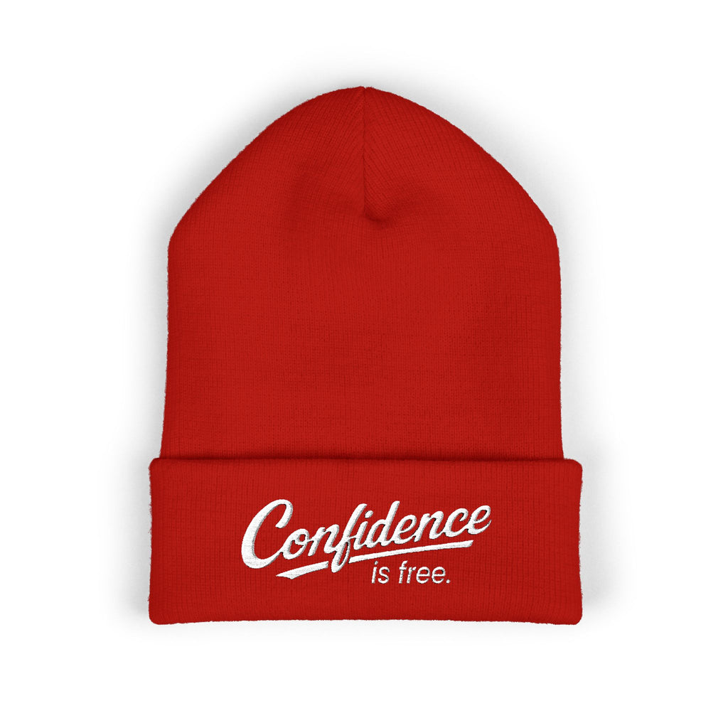 Confidence is Free Classic Cuffed Beanie | Winter Wear