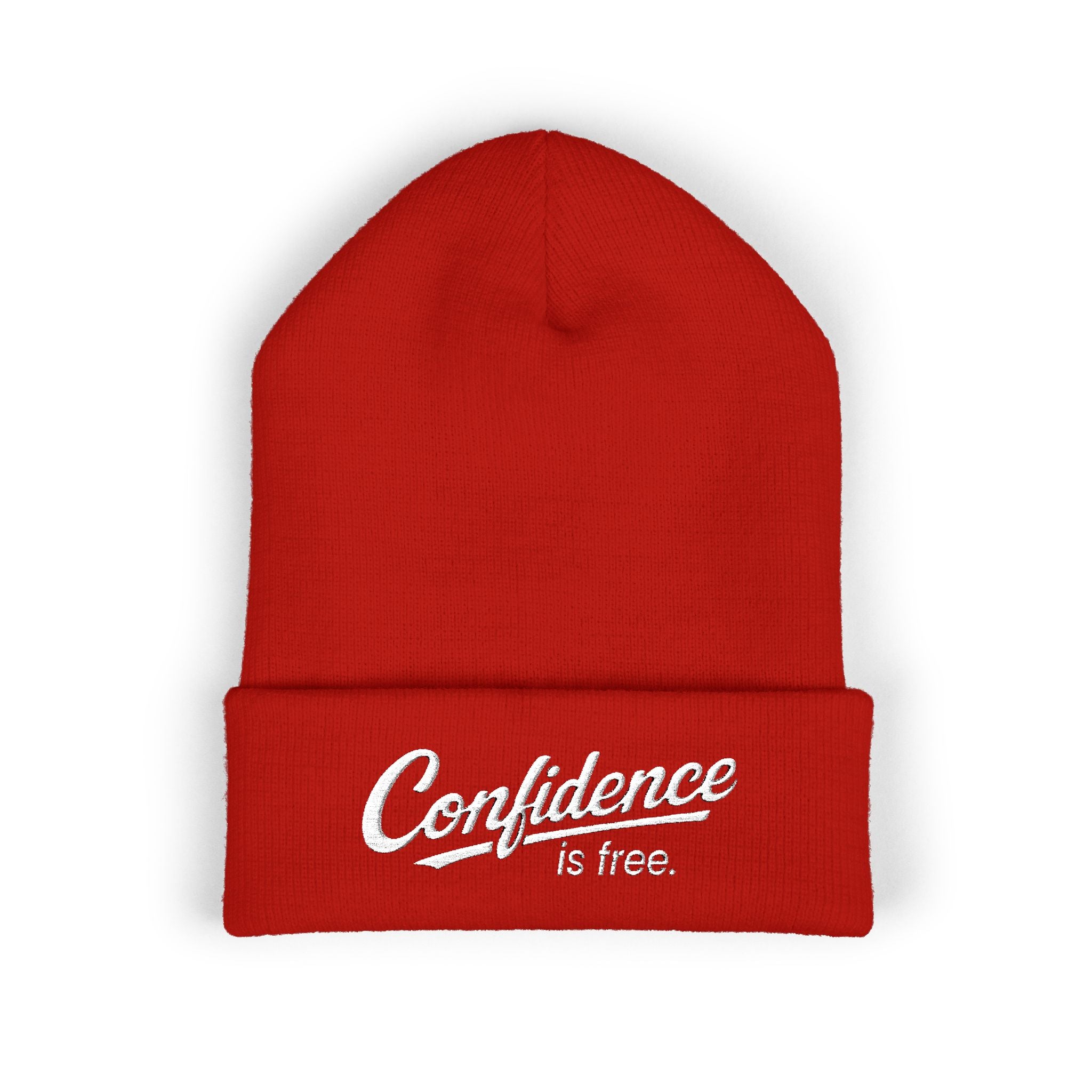 Confidence is Free Classic Cuffed Beanie | Winter Wear