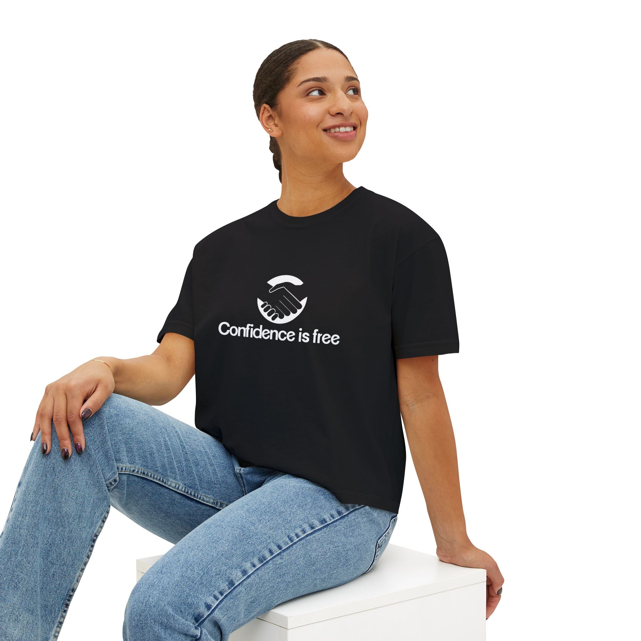 Confidence is free - Women's Boxy Tee V20