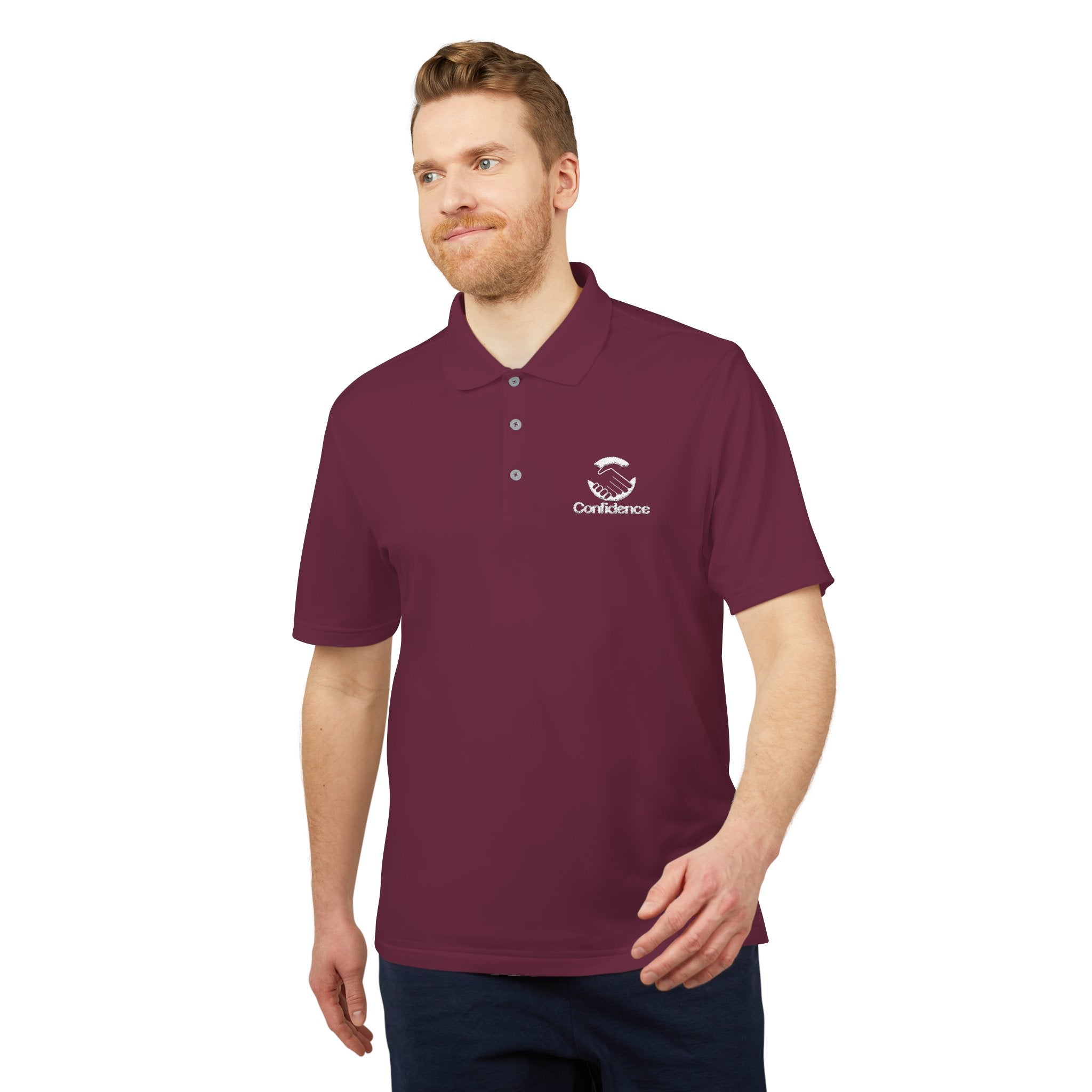 Confidence is Free x Adidas Performance Polo