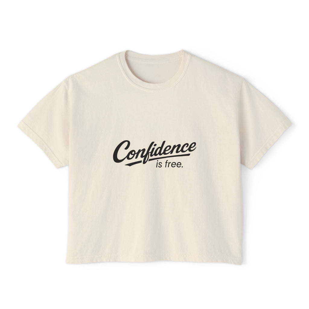 Confidence is free - Women's Boxy Tee V10