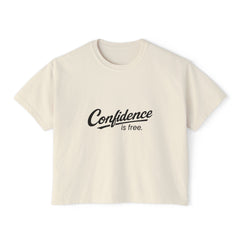 Confidence is free - Women's Boxy Tee V10