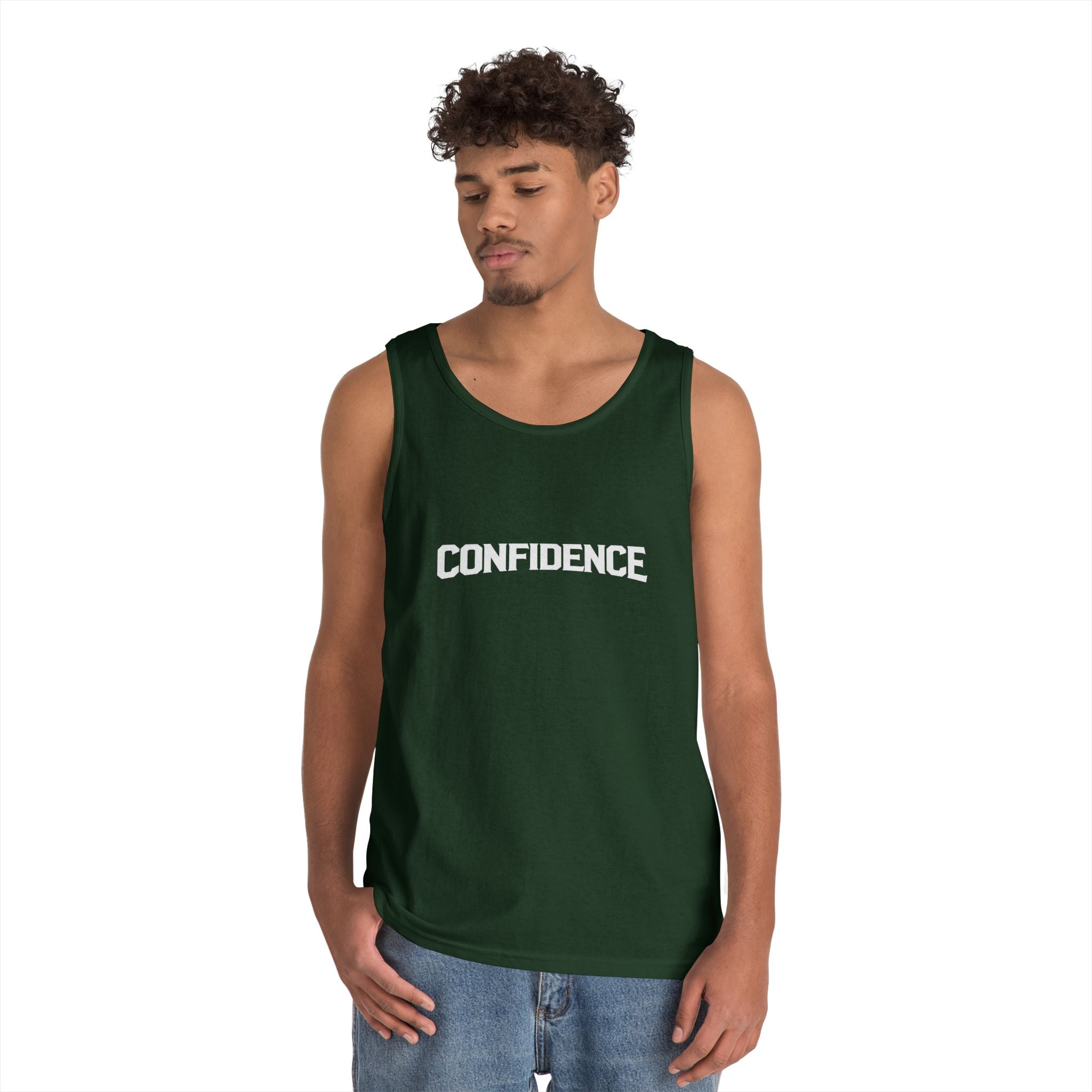 Confidence is Free – Unisex Heavy Cotton Tank Top