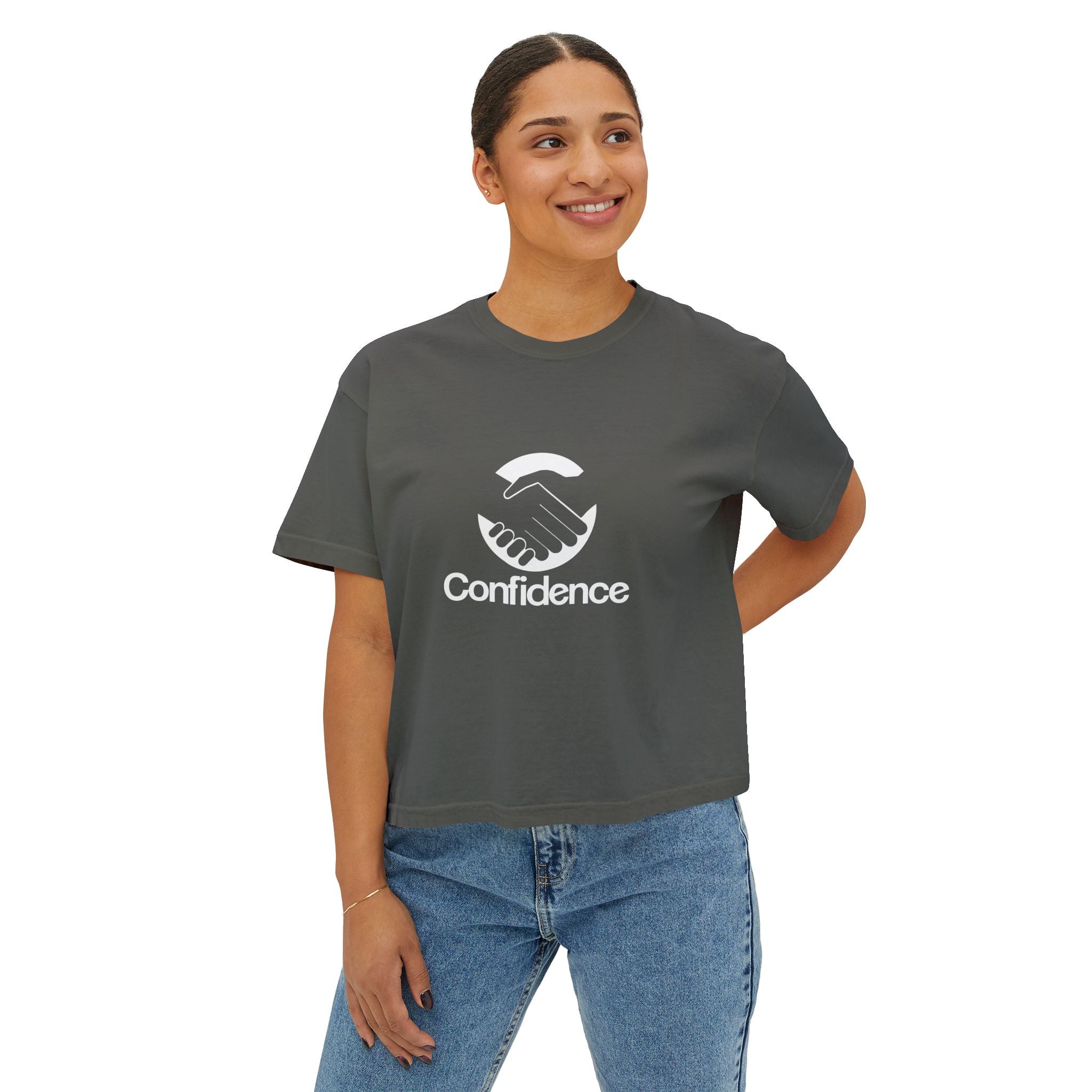Confidence is free - Women's Boxy Tee V20