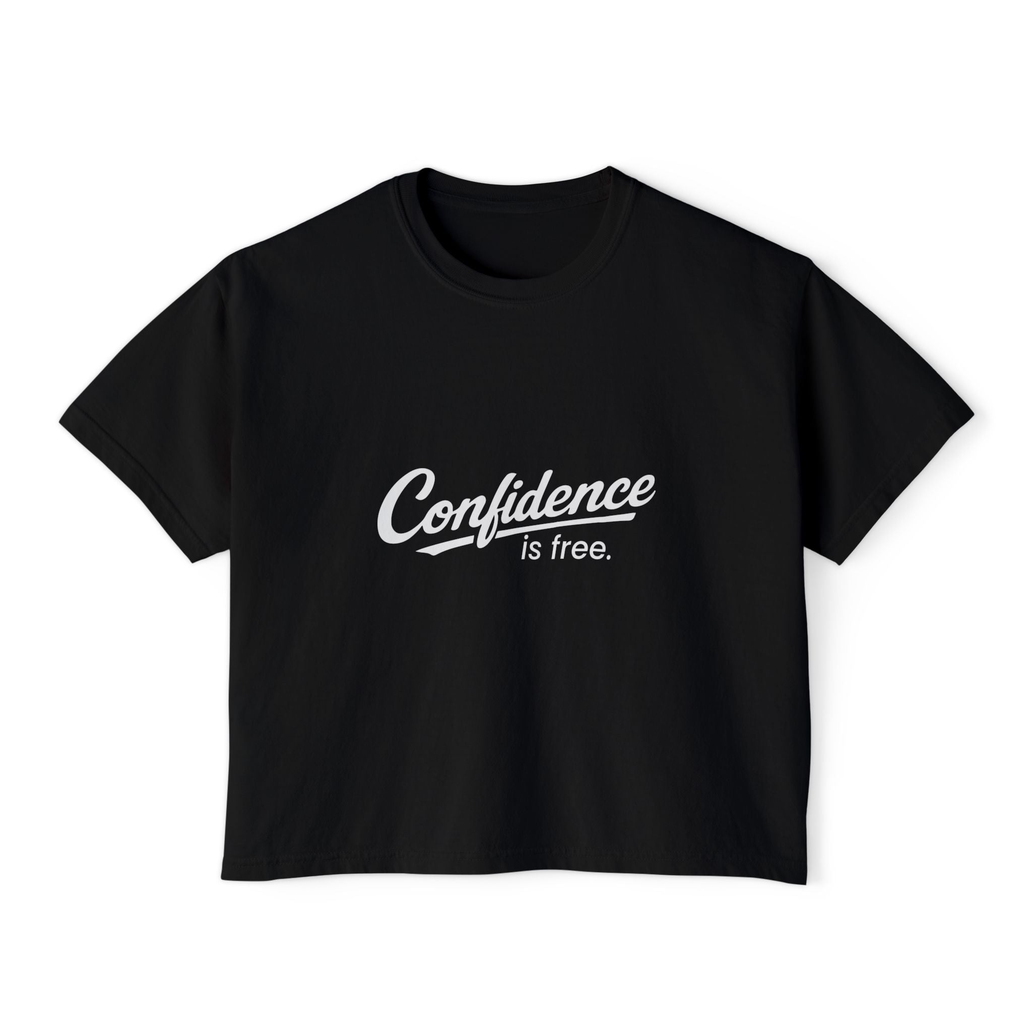 Confidence is free - Women's Boxy Tee V10
