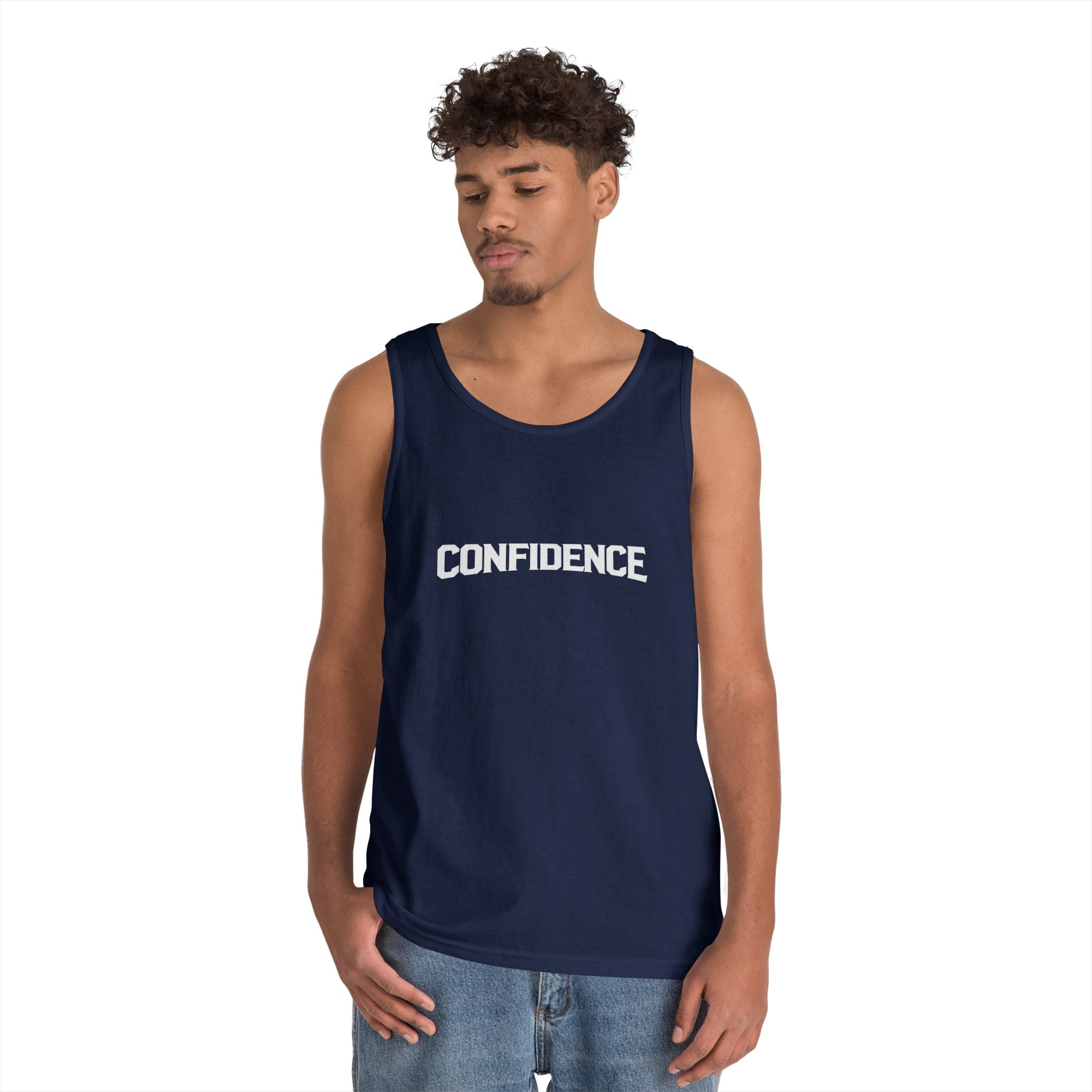 Confidence is Free – Unisex Heavy Cotton Tank Top