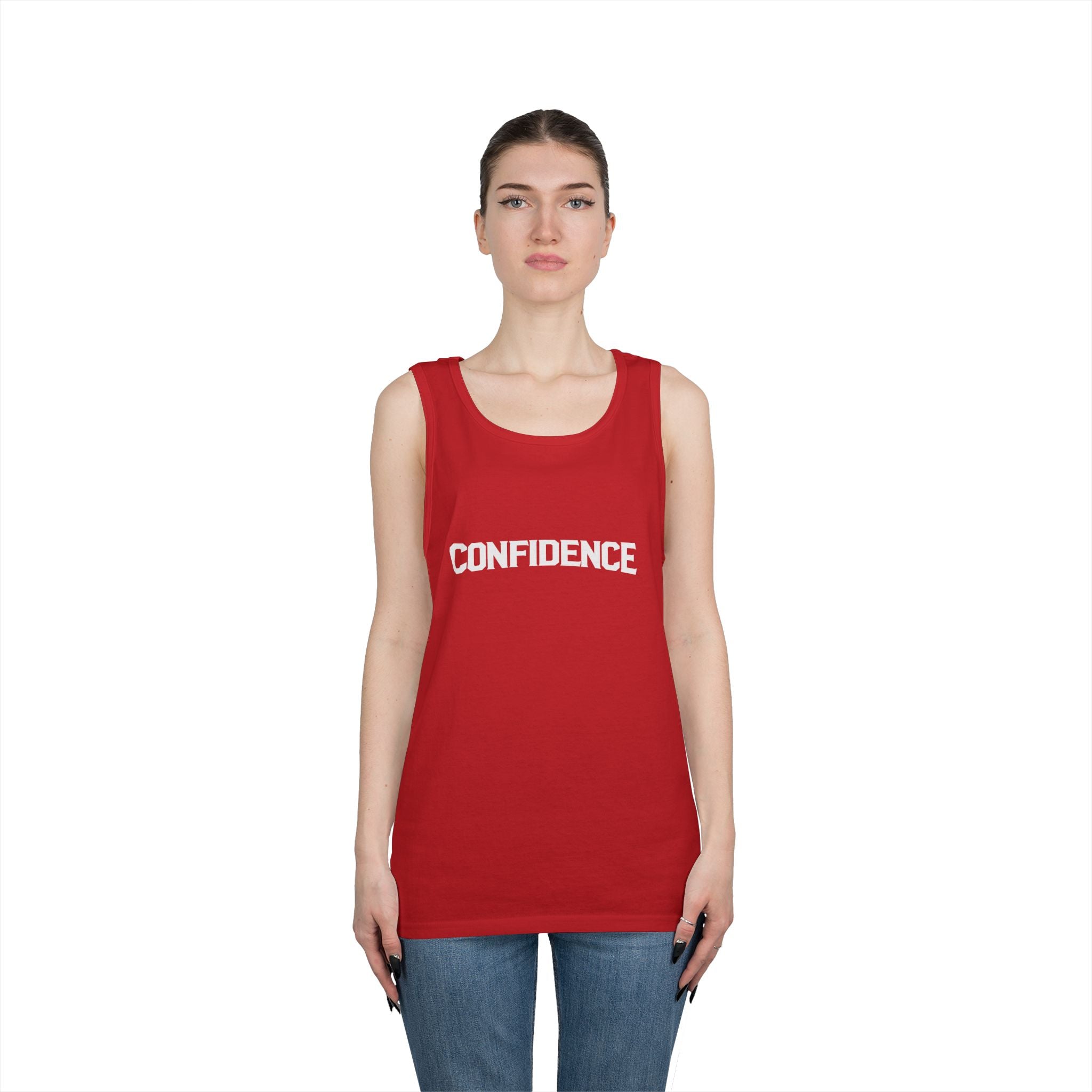 Confidence is Free – Unisex Heavy Cotton Tank Top