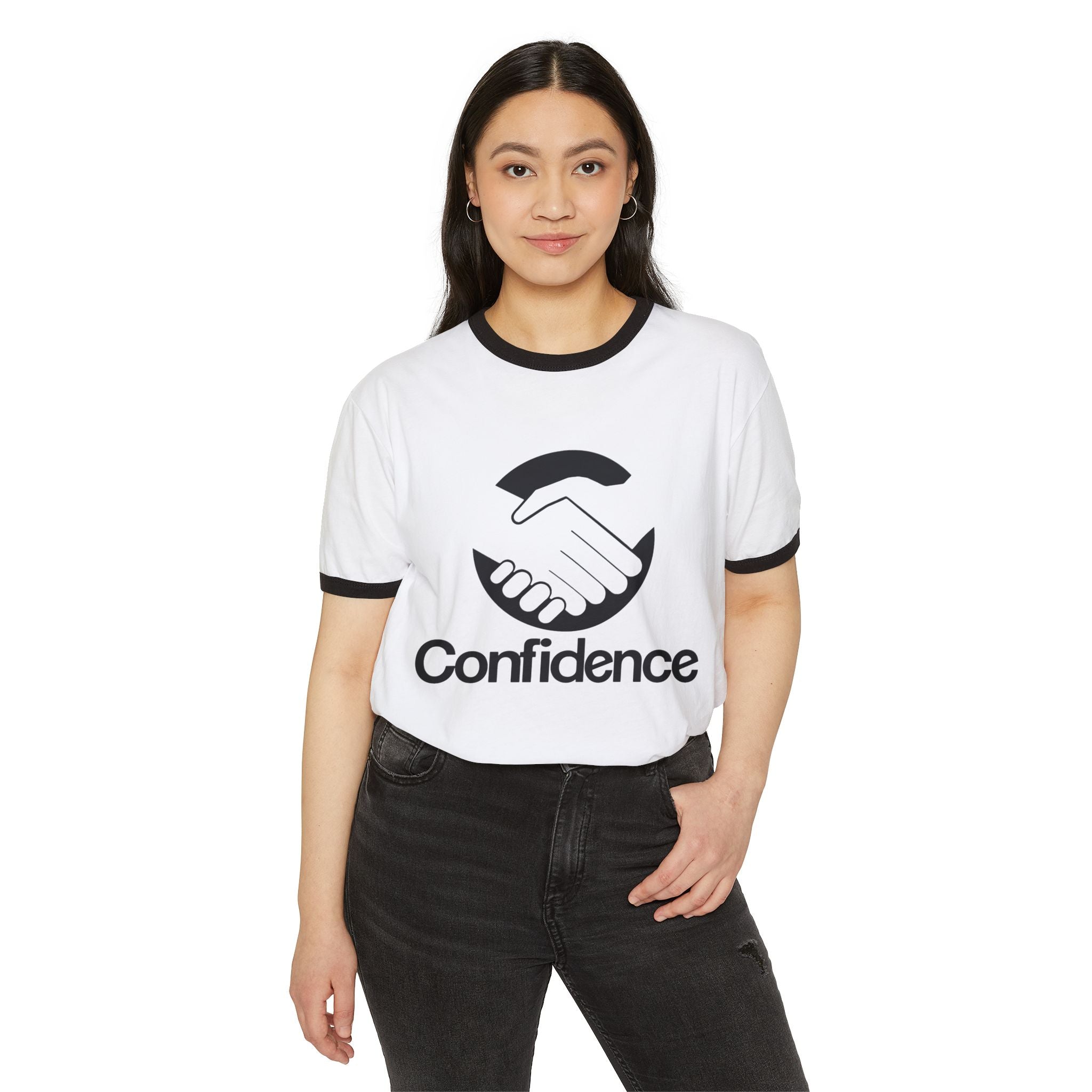 Confidence is Free - Ringer T-Shirt  V3