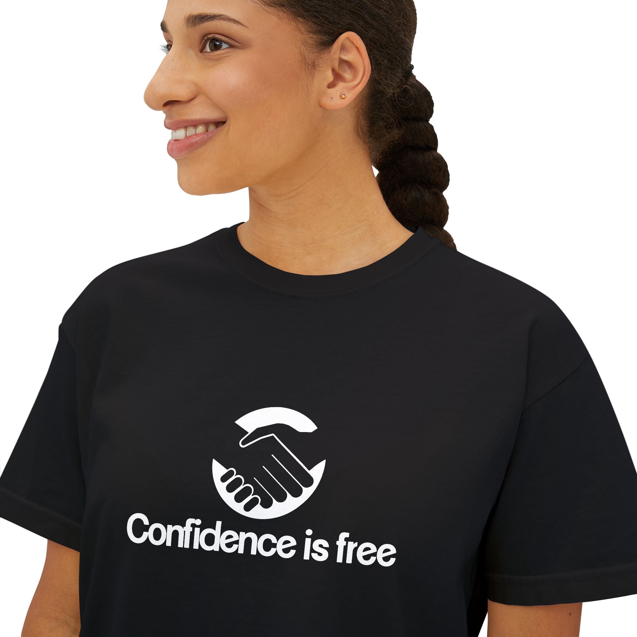 Confidence is free - Women's Boxy Tee V20