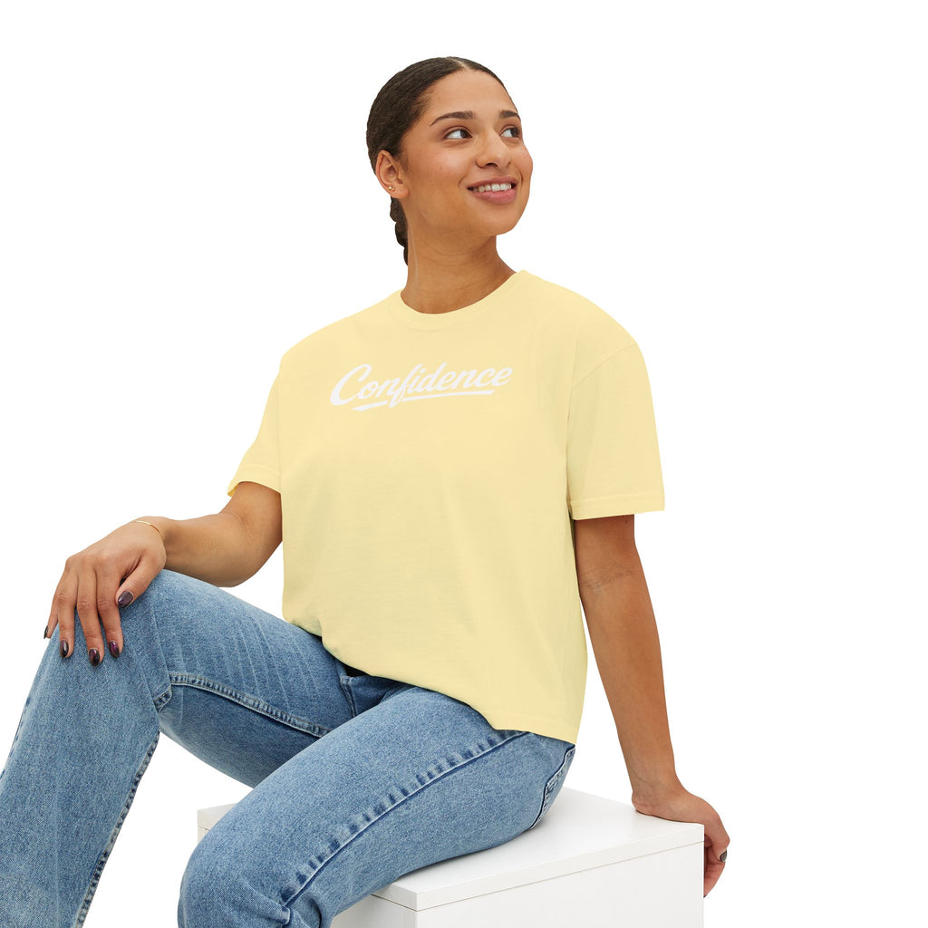 Confidence is free - Women's Boxy Tee V1