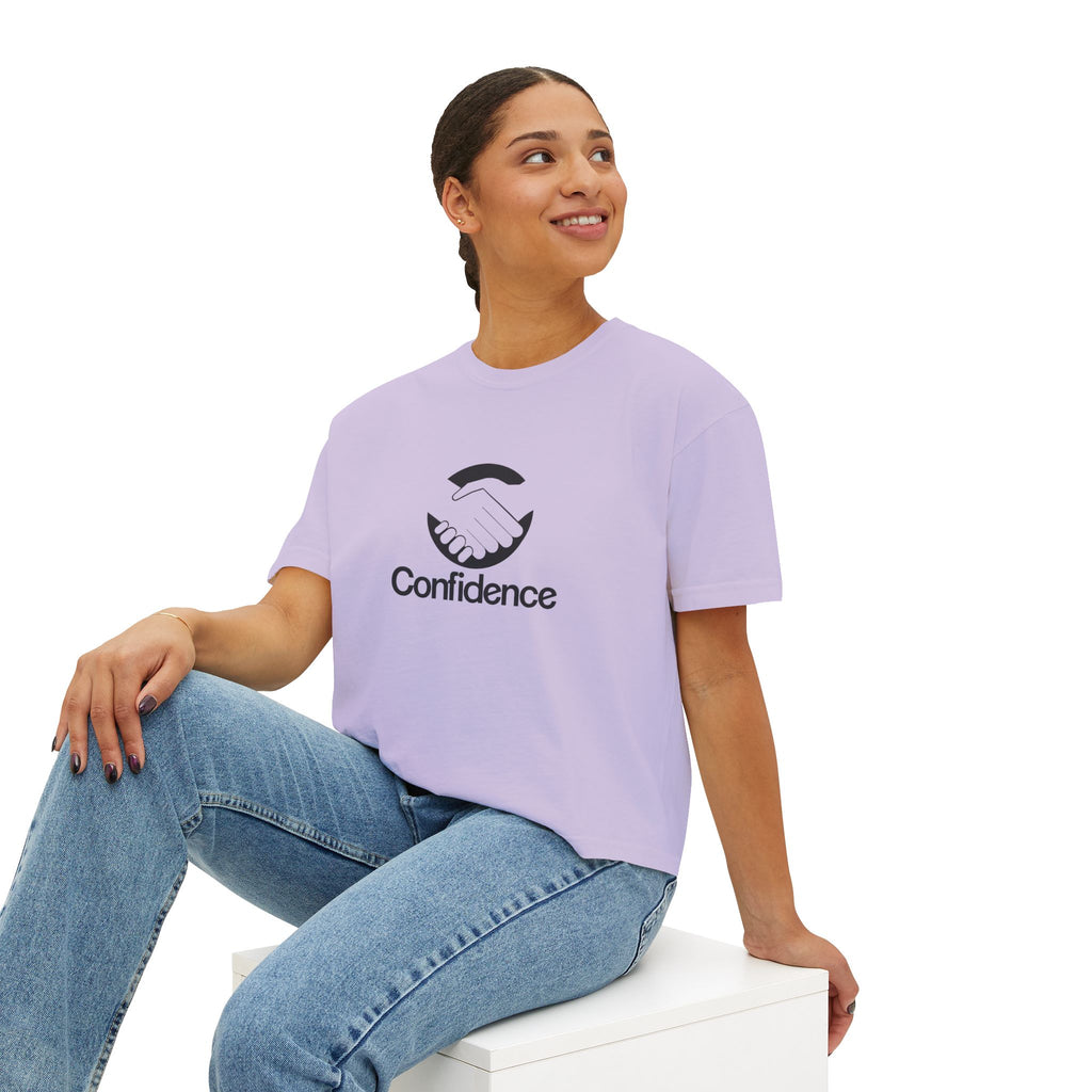 Confidence is free - Women's Boxy Tee V2