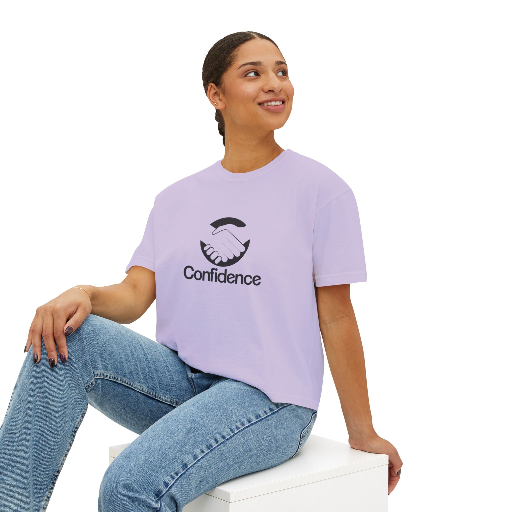 Confidence is free - Women's Boxy Tee V2
