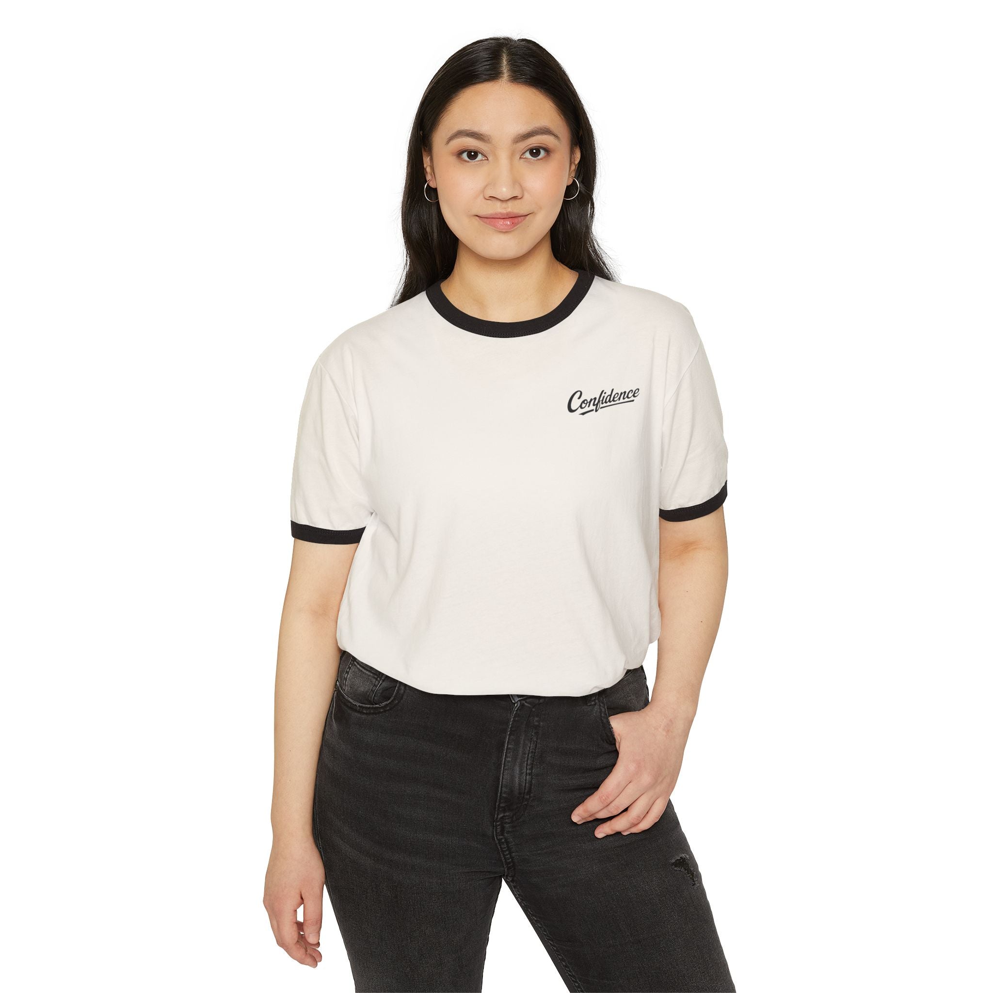 Confidence is Free - Ringer T-Shirt V4X