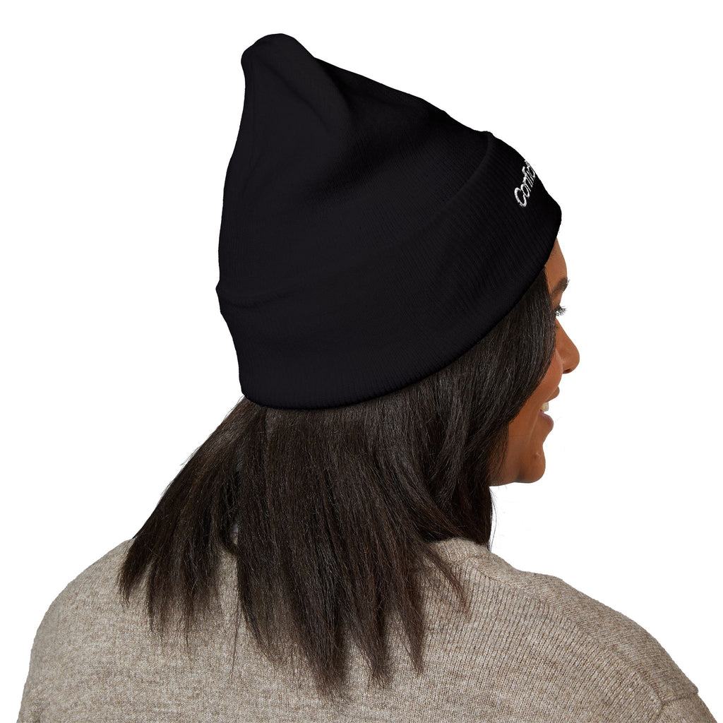 Confidence is Free Classic Cuffed Beanie | BLCK