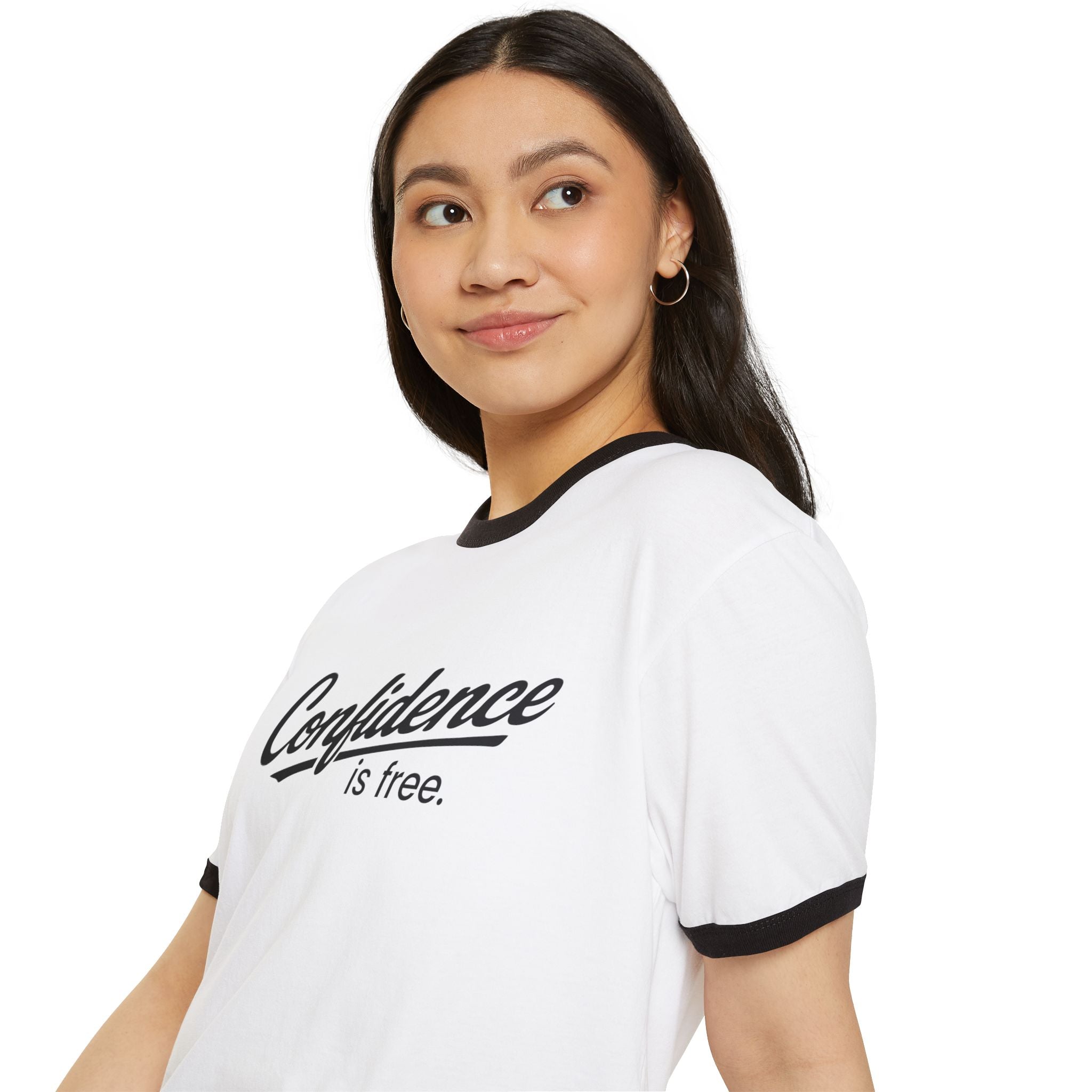 Confidence is Free -  Ringer T-Shirt V09