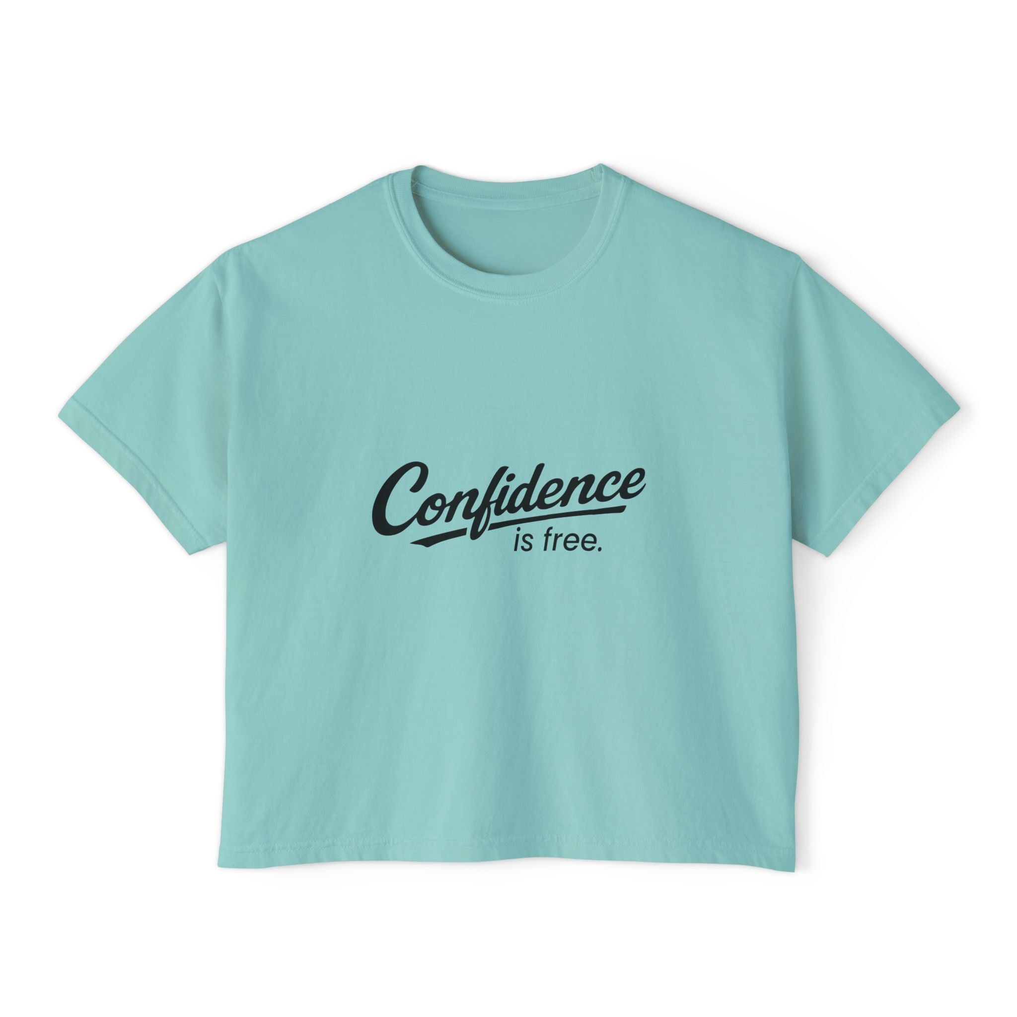 Confidence is free - Women's Boxy Tee V10