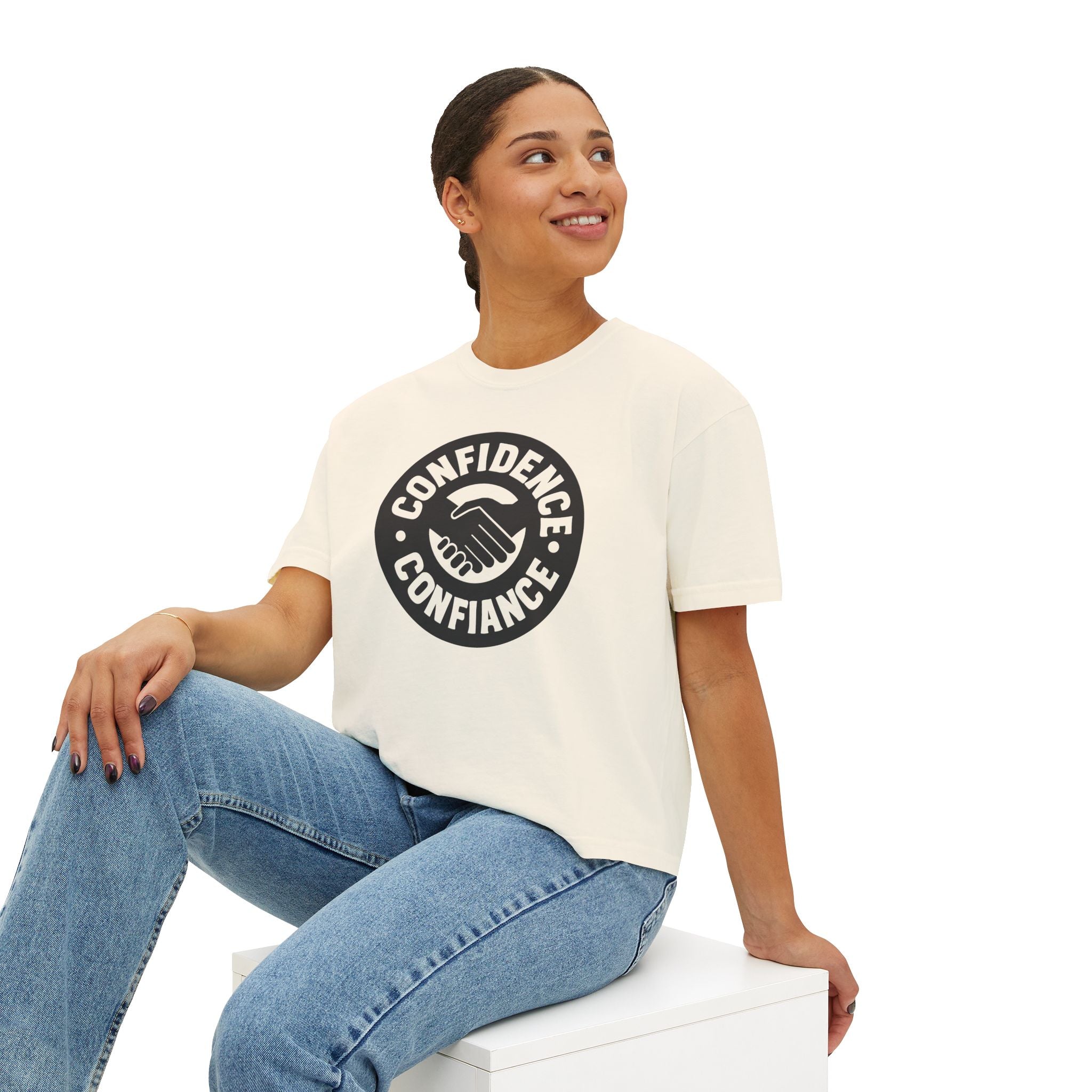 Confidence is free - Women's Boxy Tee V20