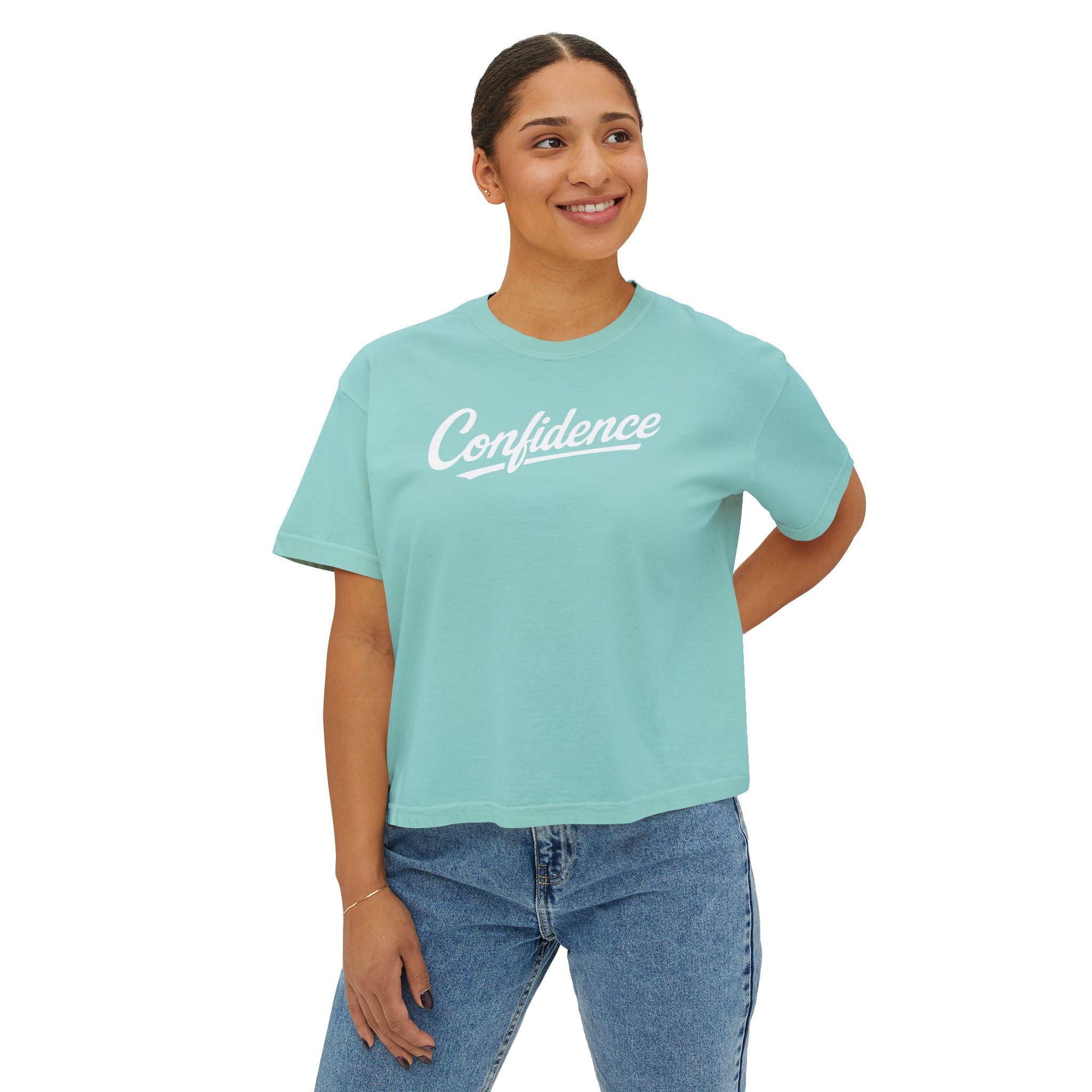 Confidence is free - Women's Boxy Tee V1