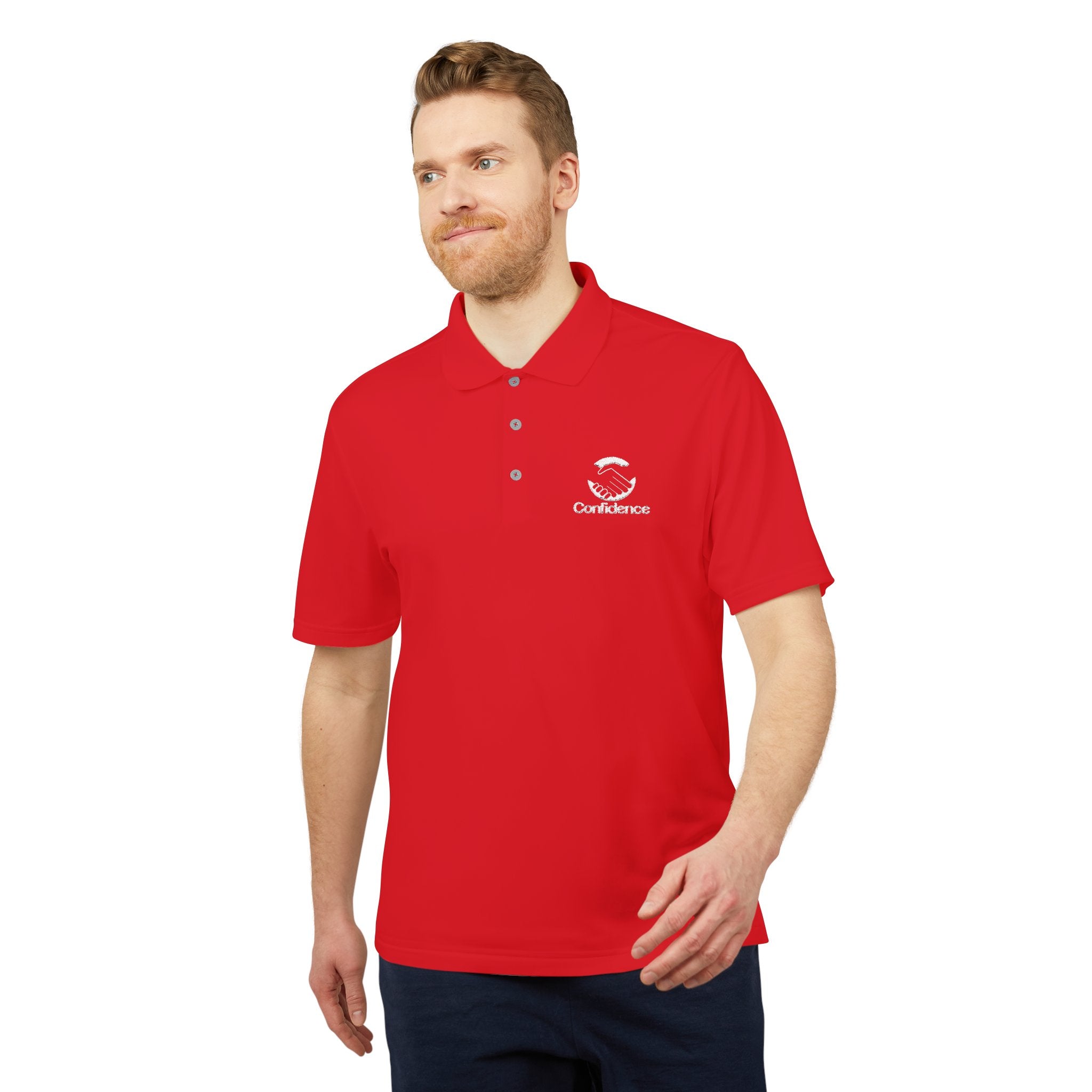 Confidence is Free x Adidas Performance Polo
