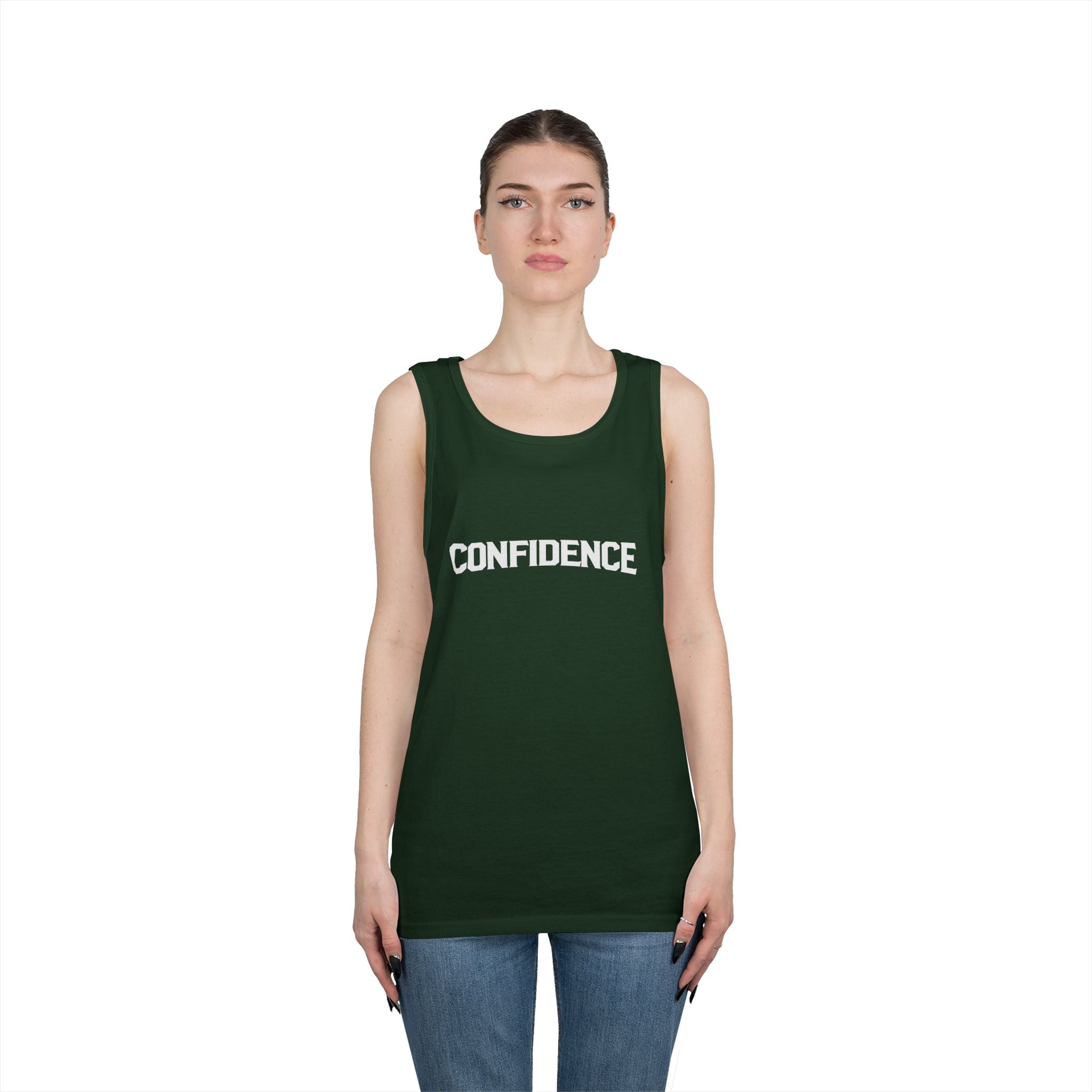Confidence is Free – Unisex Heavy Cotton Tank Top