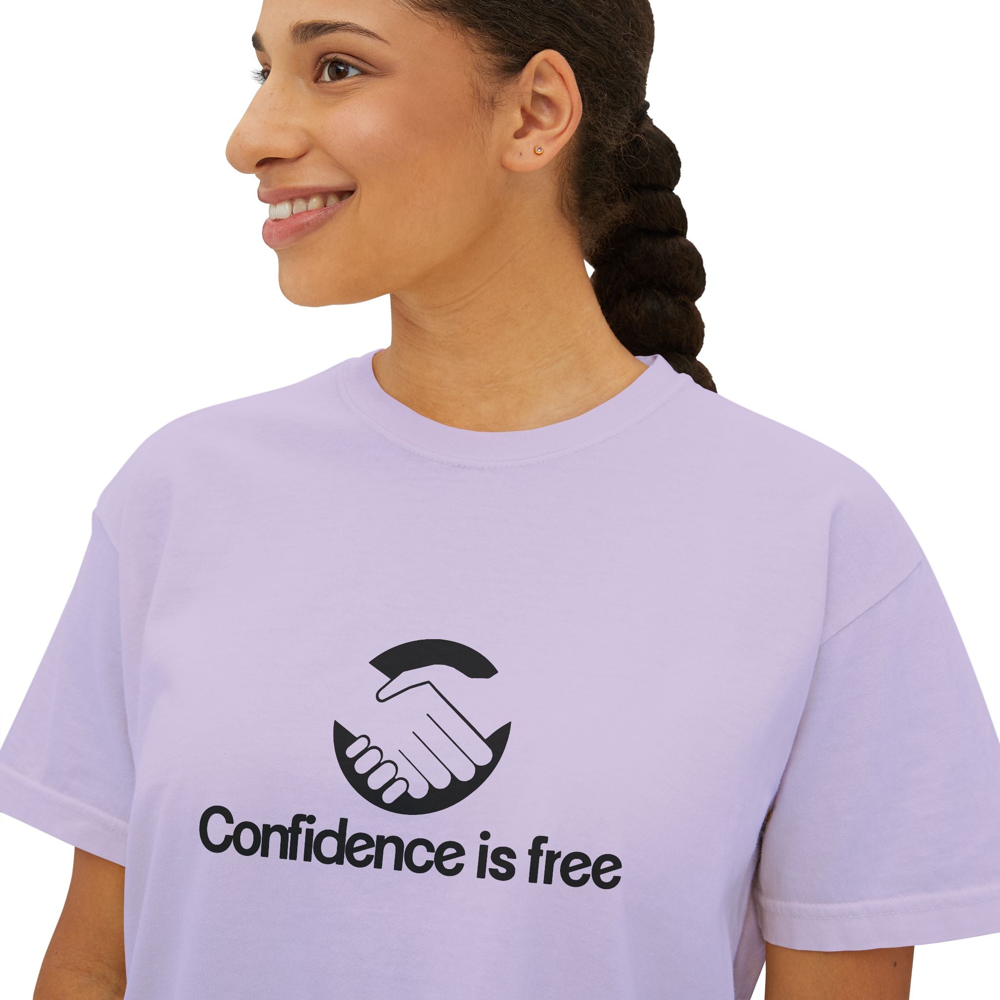 Confidence is free - Women's Boxy Tee V20