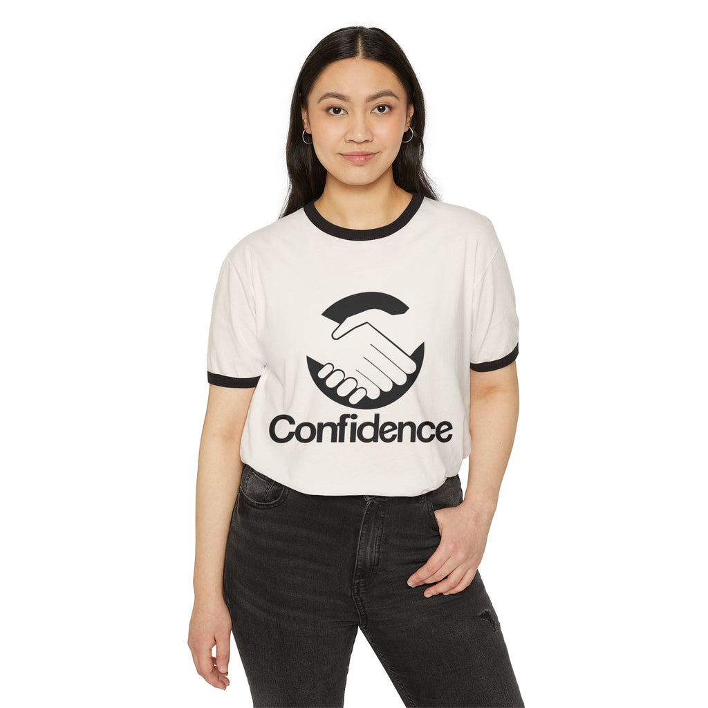 Confidence is Free - Ringer T-Shirt  V3
