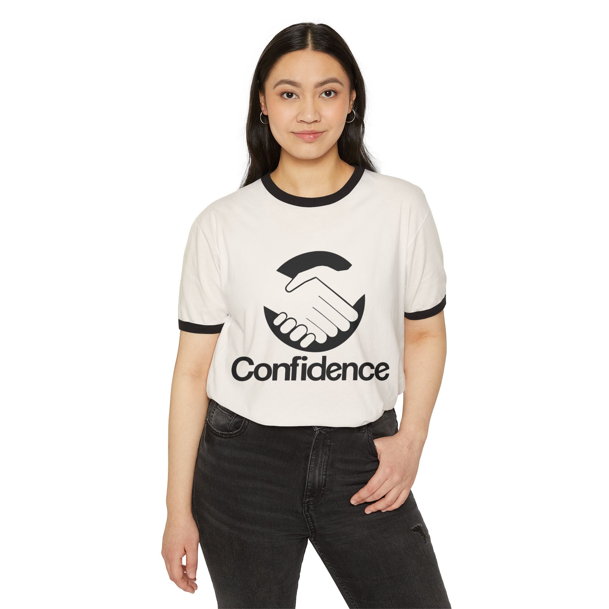 Confidence is Free - Ringer T-Shirt  V3