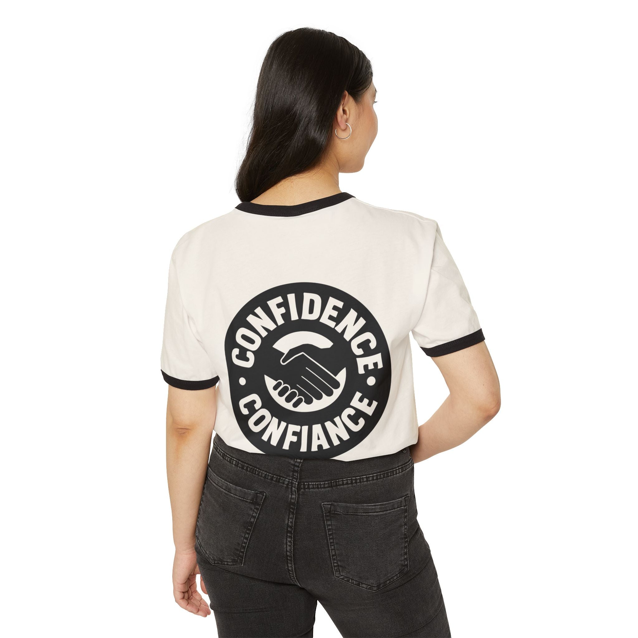 Confidence is Free - Ringer T-Shirt V4X