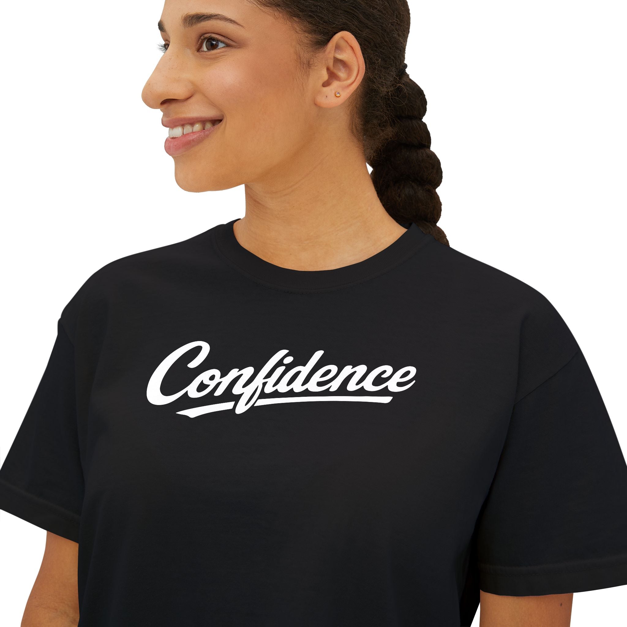 Confidence is free - Women's Boxy Tee V1