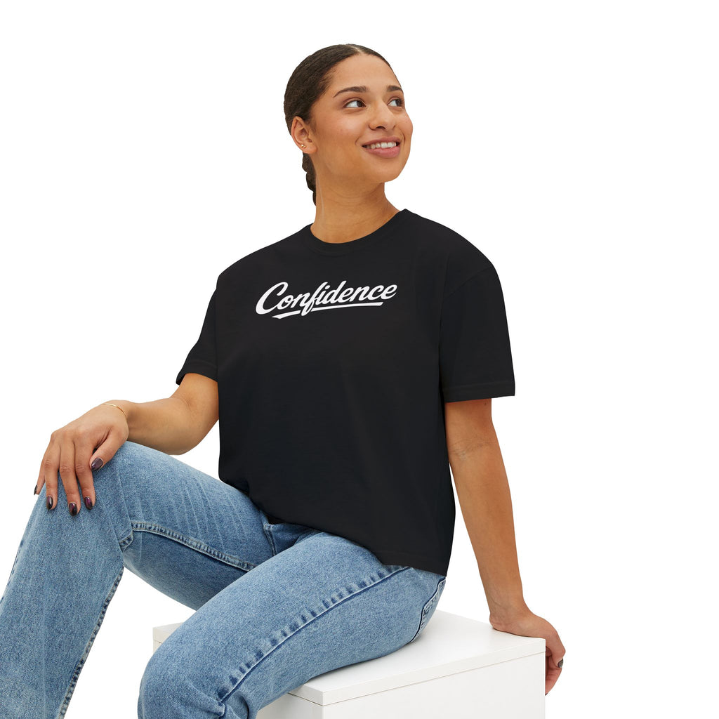 Confidence is free - Women's Boxy Tee V1