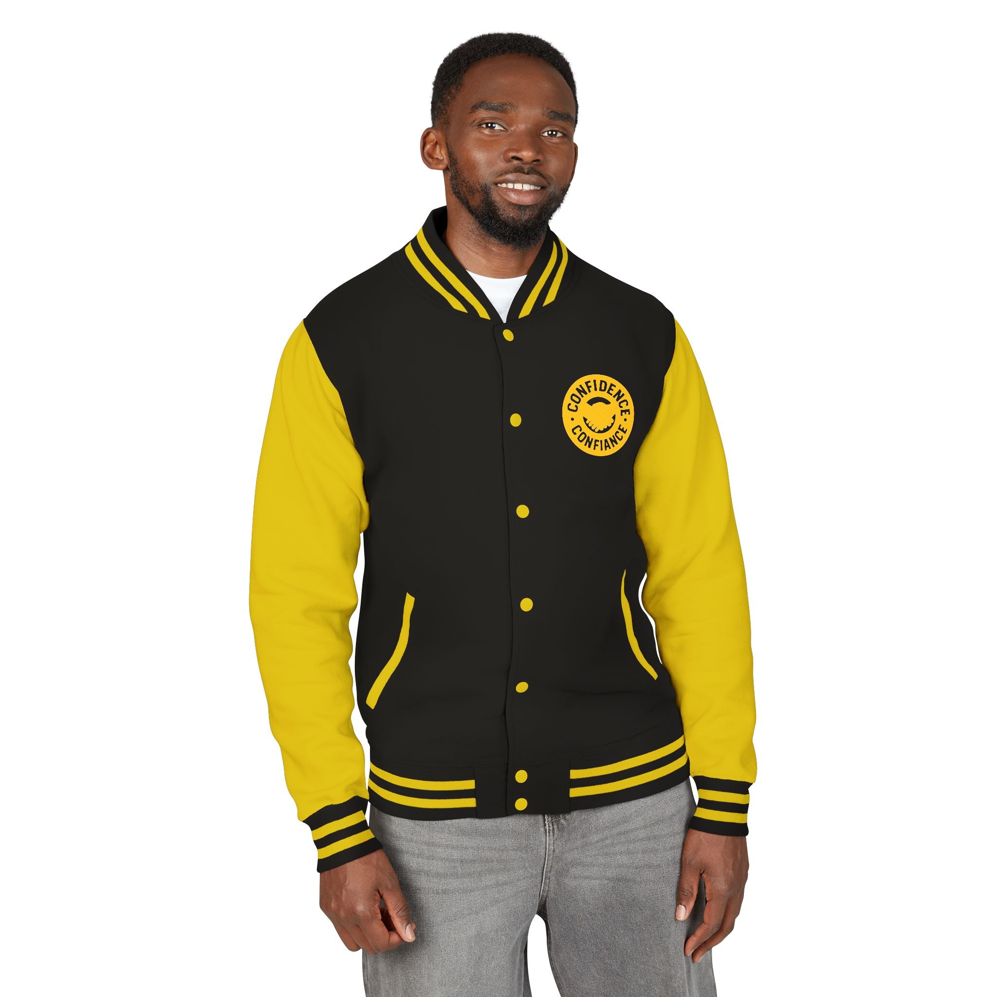 Confidence is Free – Letterman Jacket | Timeless Varsity Style V02