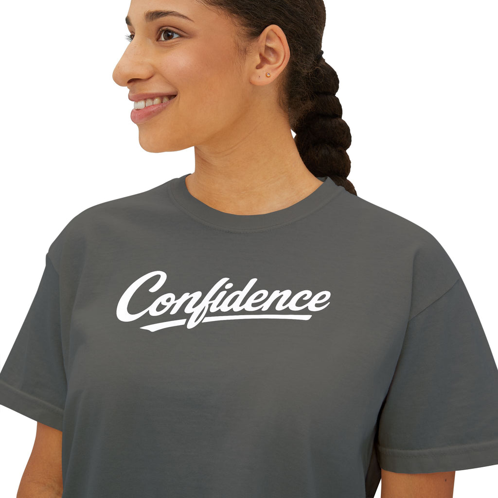 Confidence is free - Women's Boxy Tee V1