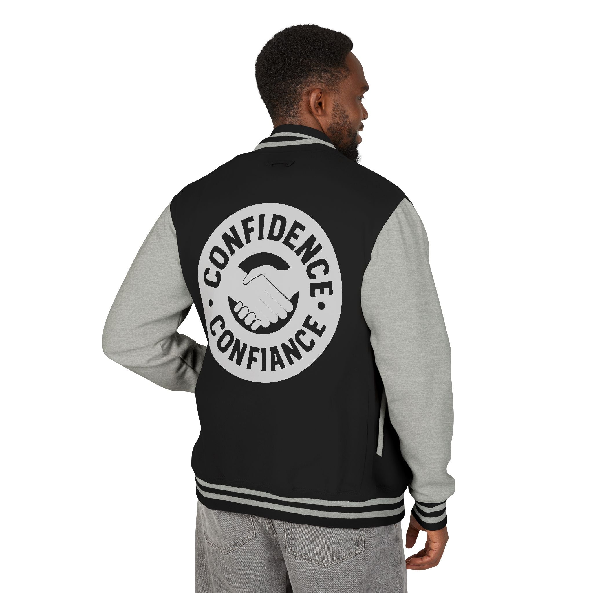 Confidence is Free – Letterman Jacket | Timeless Varsity Style V02