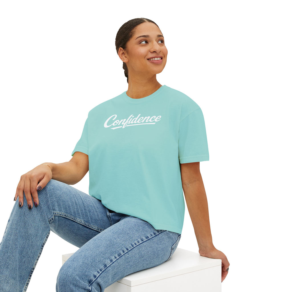 Confidence is free - Women's Boxy Tee V1