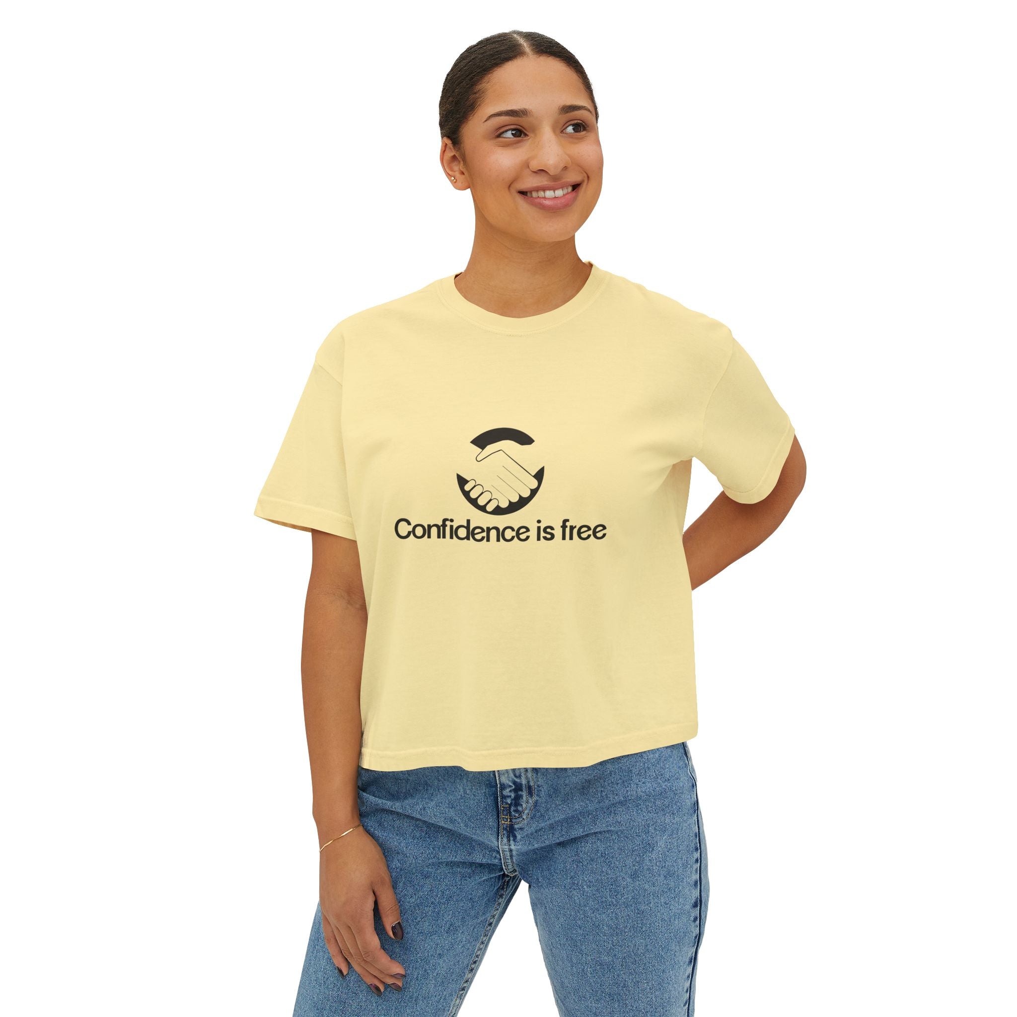 Confidence is free - Women's Boxy Tee V20