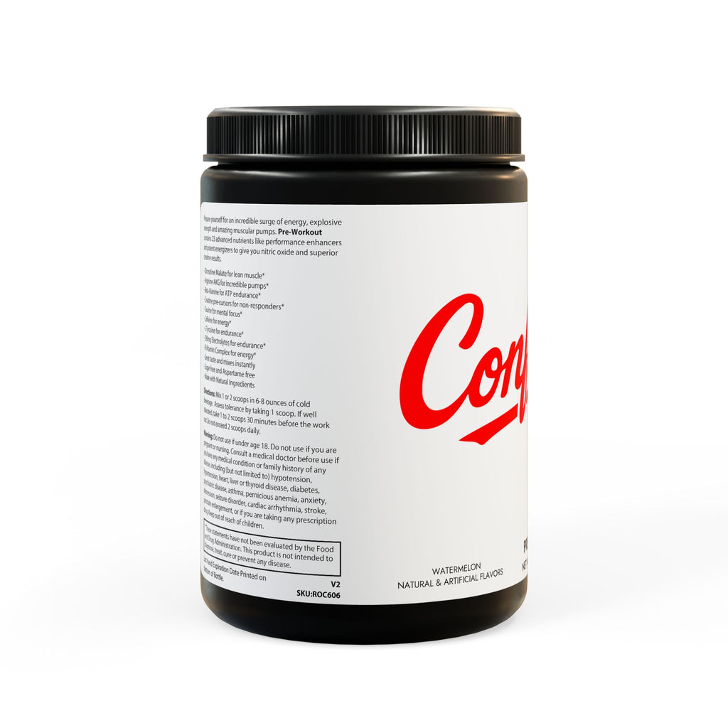 Confidence is free - Pre-Workout Supplement, Watermelon (300g, 10.58oz)