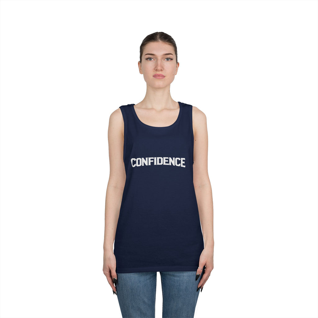 Confidence is Free – Unisex Heavy Cotton Tank Top