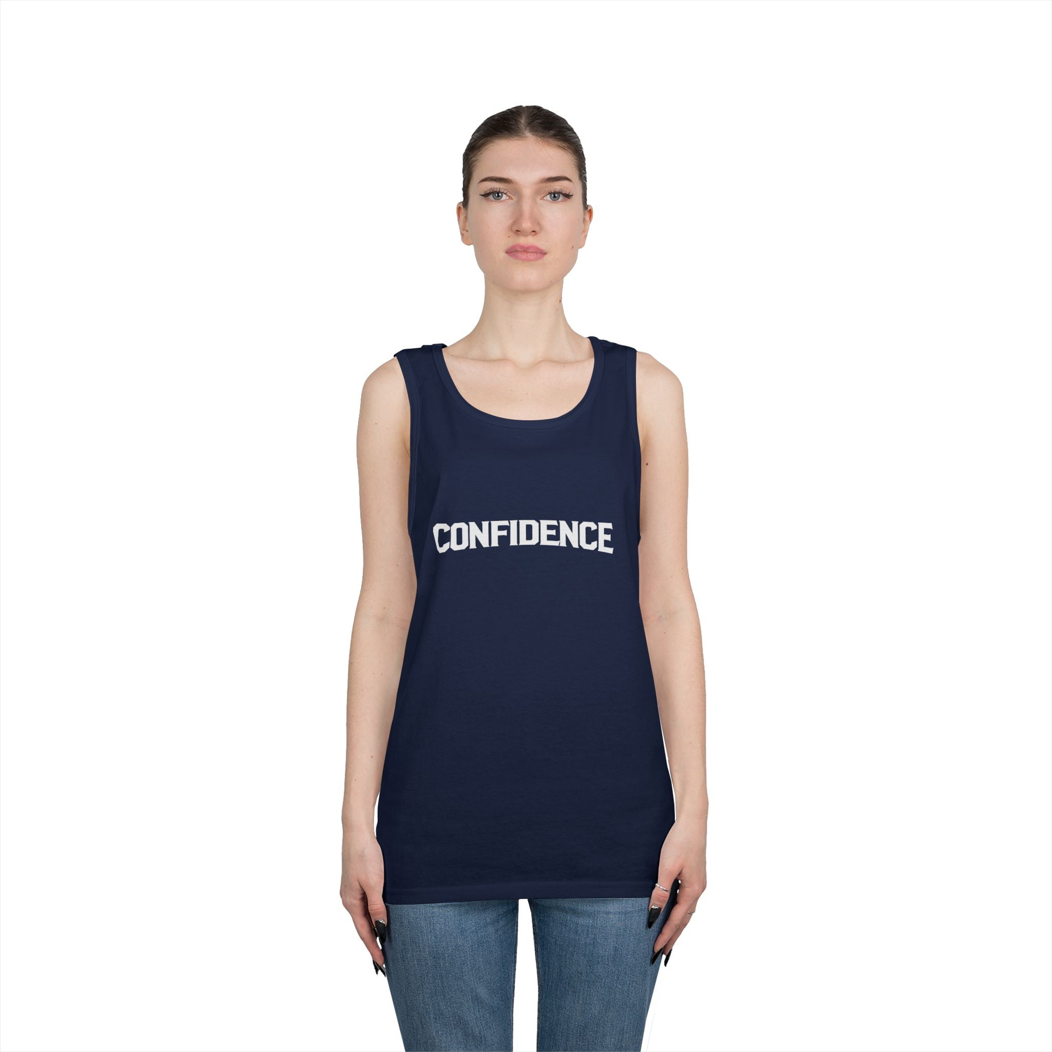 Confidence is Free – Unisex Heavy Cotton Tank Top