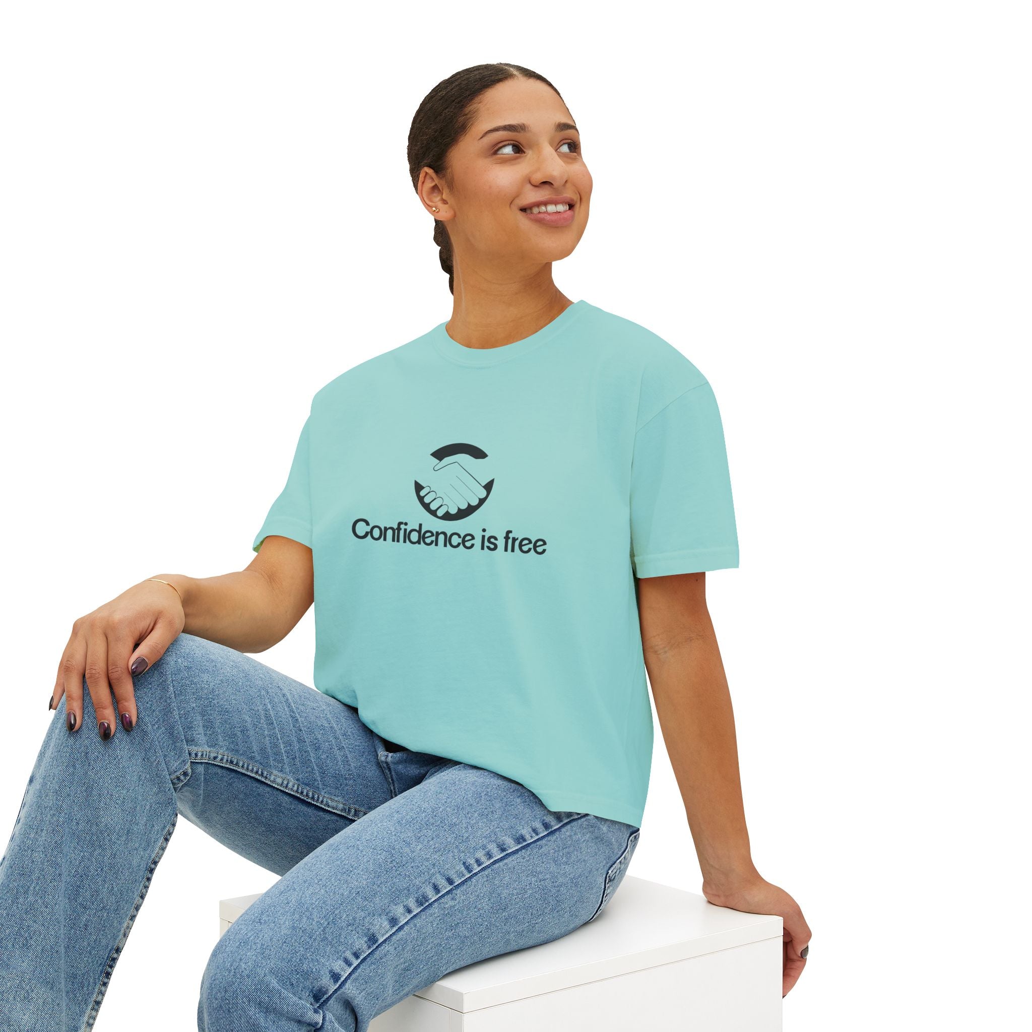 Confidence is free - Women's Boxy Tee V20