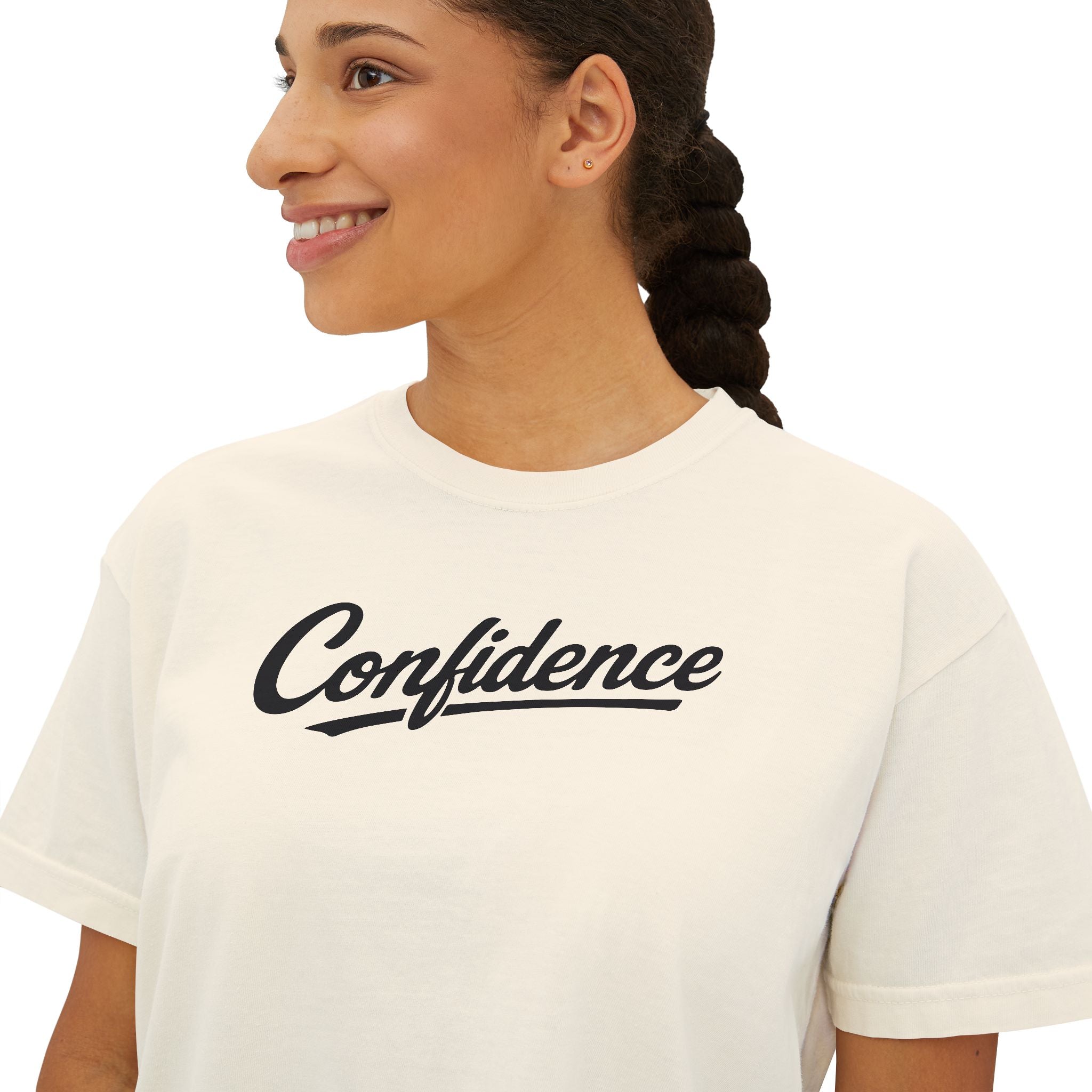 Confidence is free - Women's Boxy Tee V1