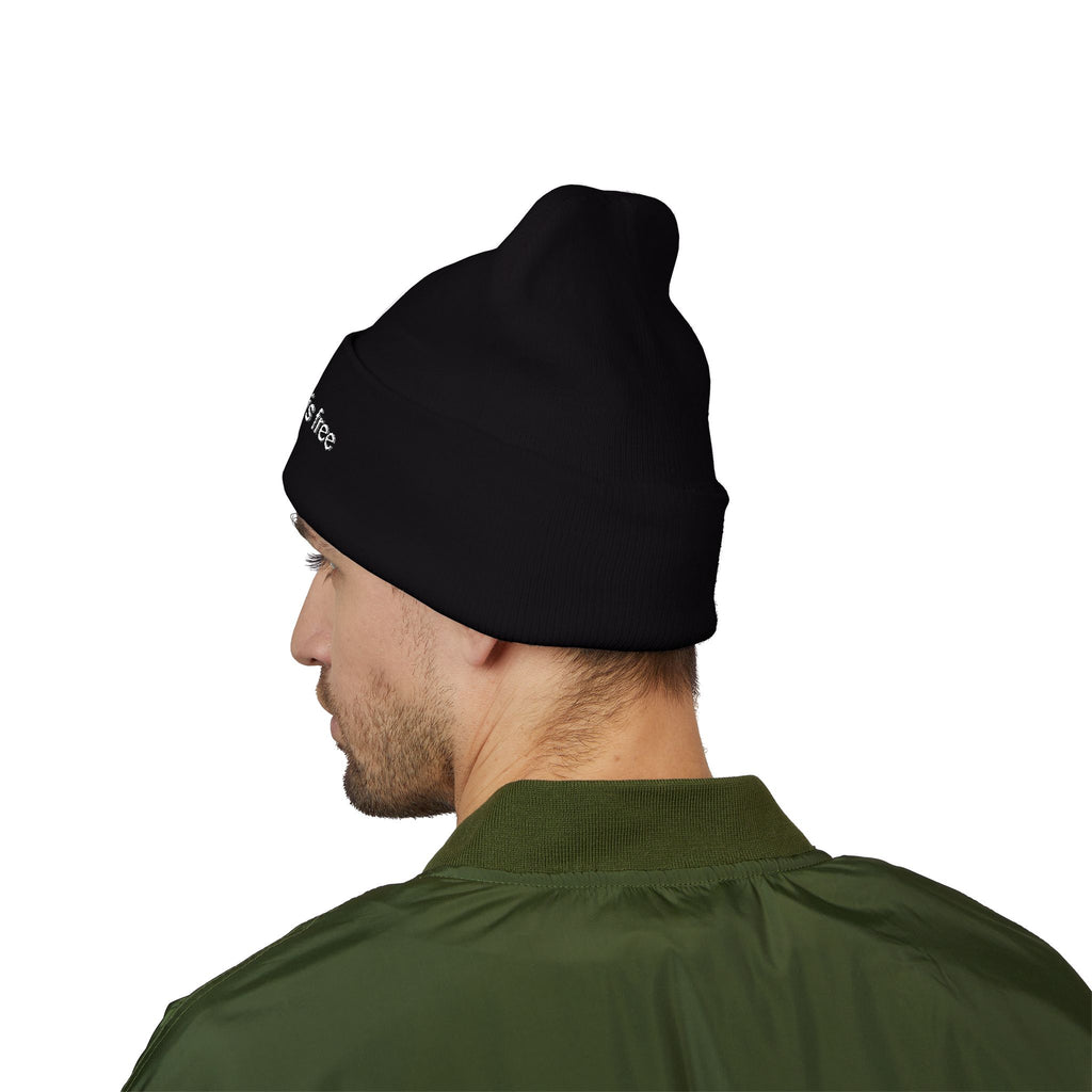 Confidence is Free Classic Cuffed Beanie | BLCK
