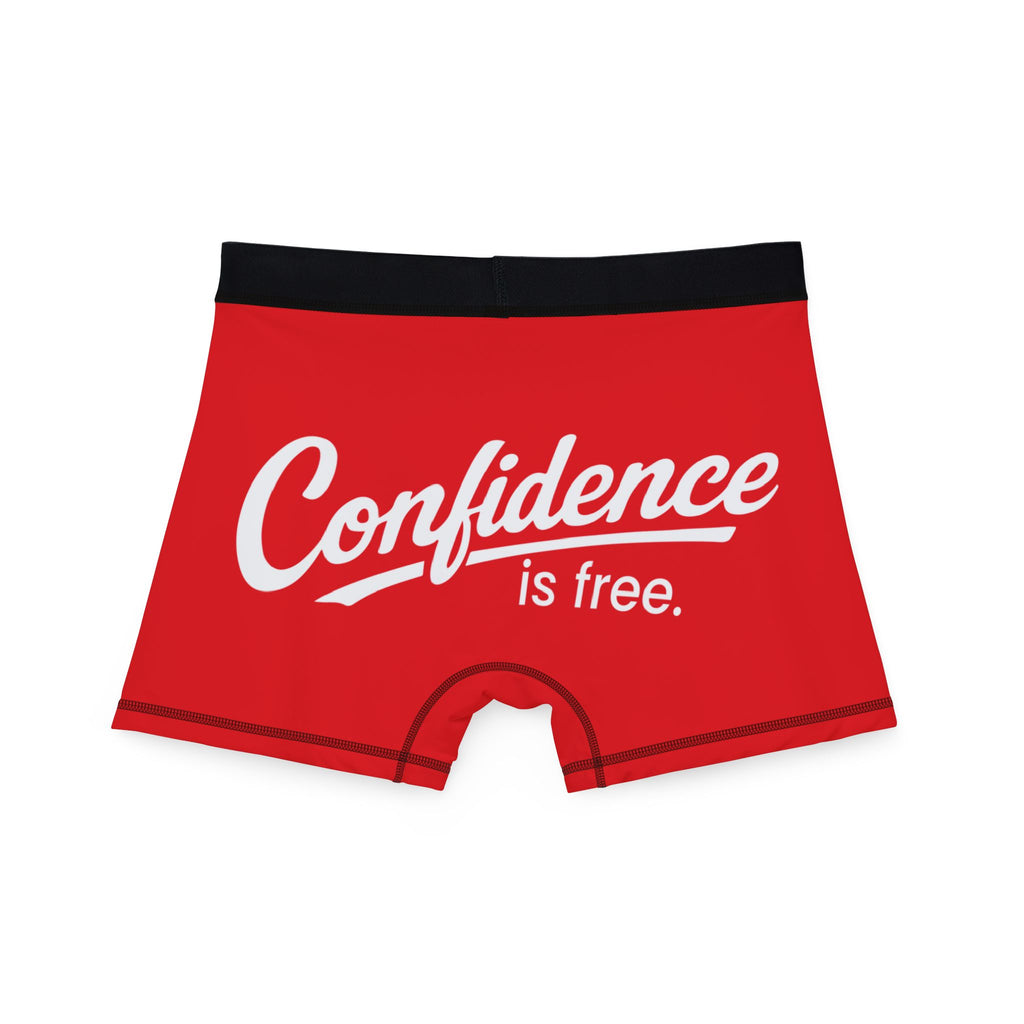Confidence is Free -  Men's Boxers Red V2