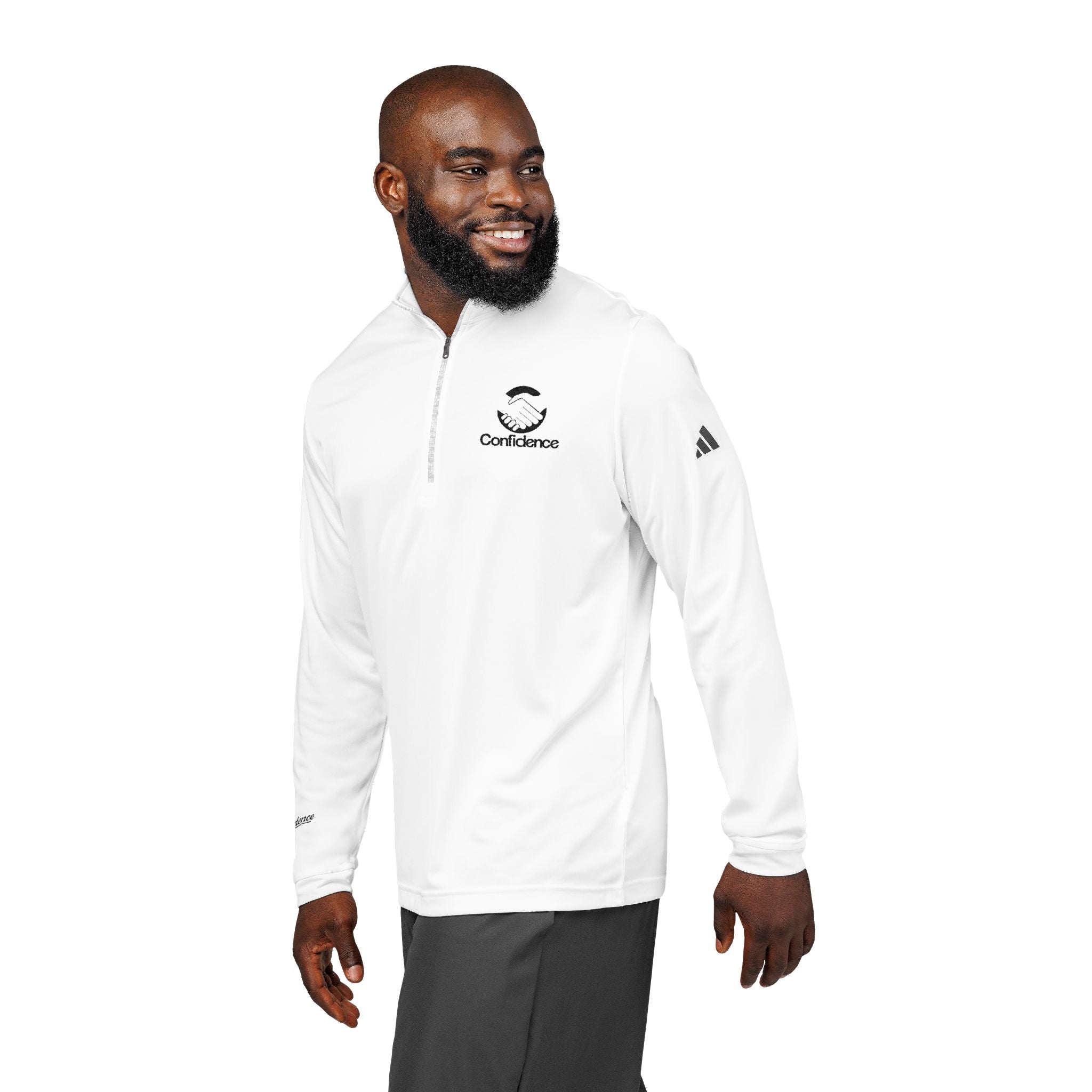 Confidence is Free x adidas® Quarter-Zip Pullover