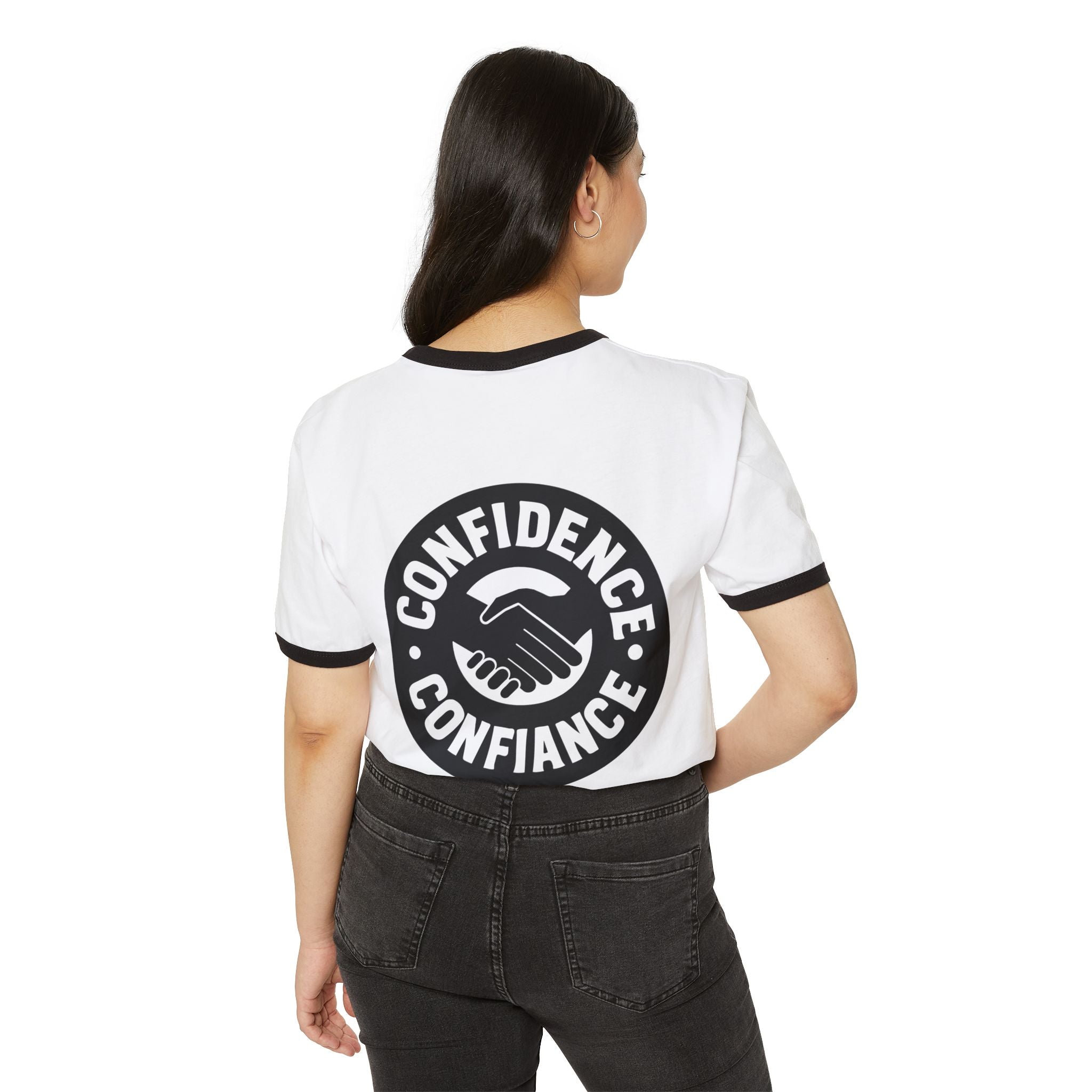 Confidence is Free - Ringer T-Shirt V4X