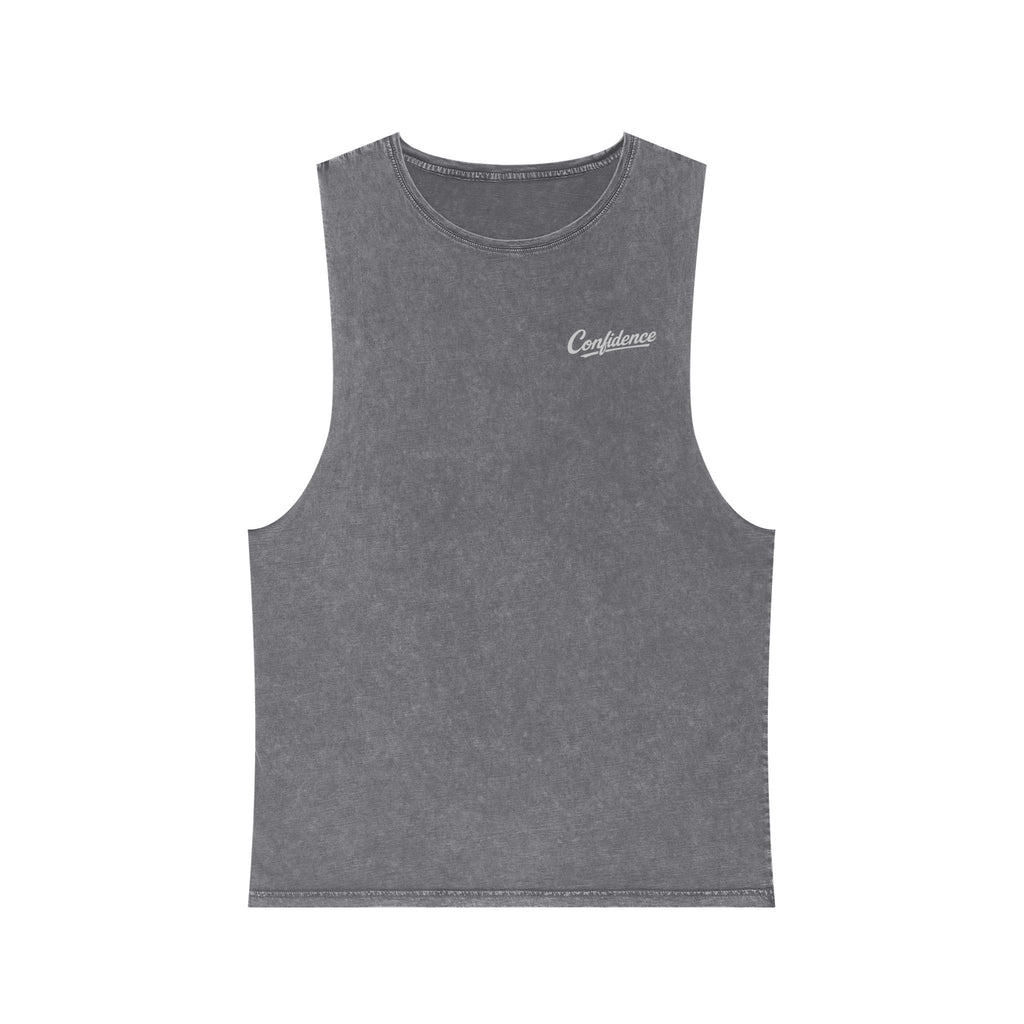 Confidence is Free - Stonewash Tank Top