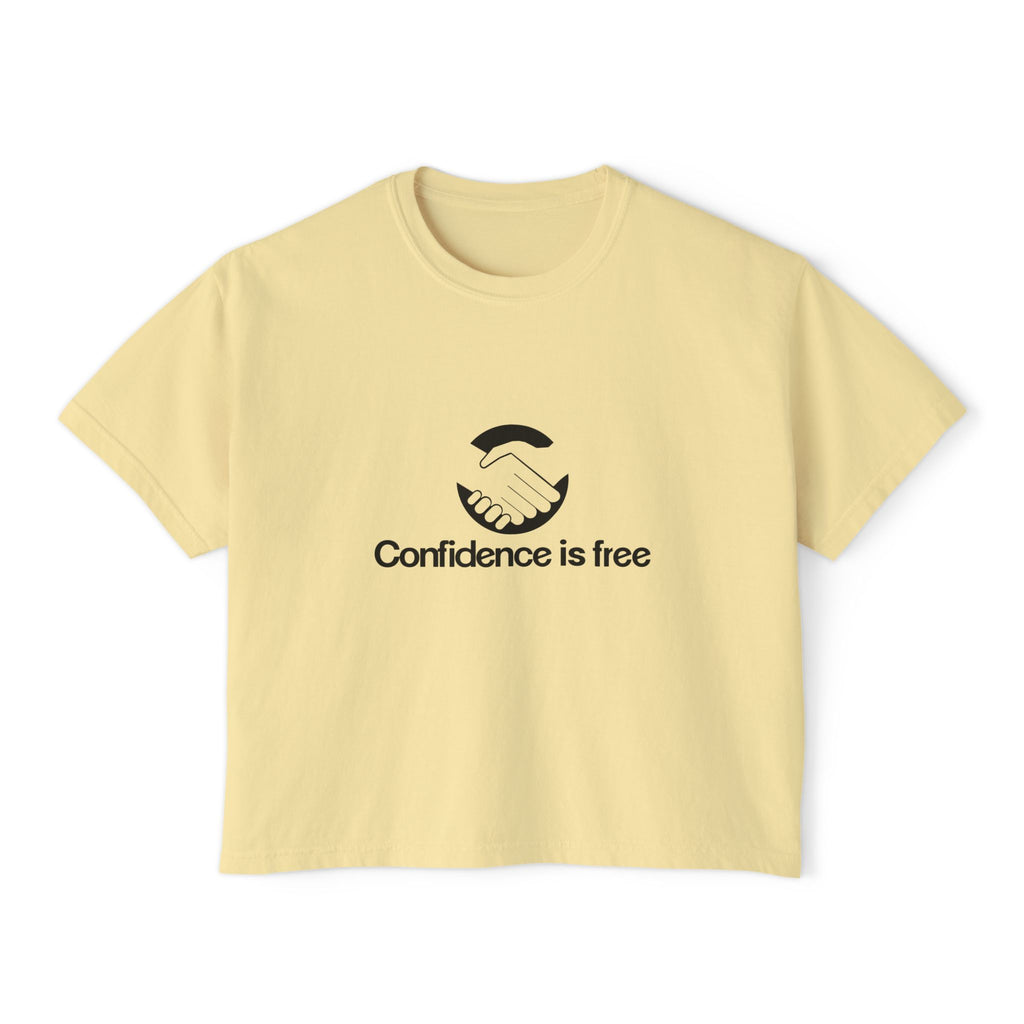 Confidence is free - Women's Boxy Tee V20